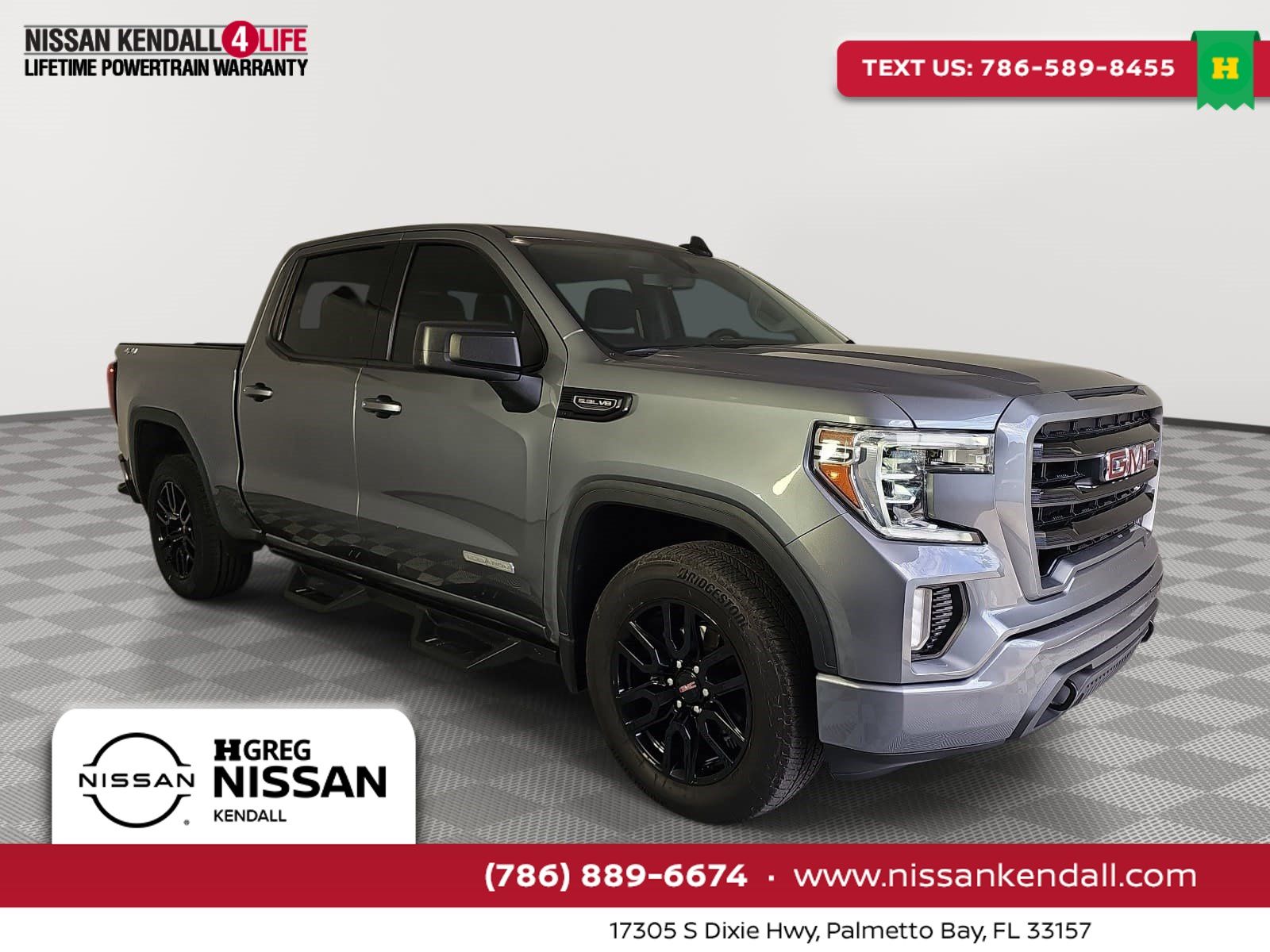 Gray (Satin Steel Metallic) 2020 GMC Sierra 1500 Pickup Truck Four-Wheel Drive Automatic