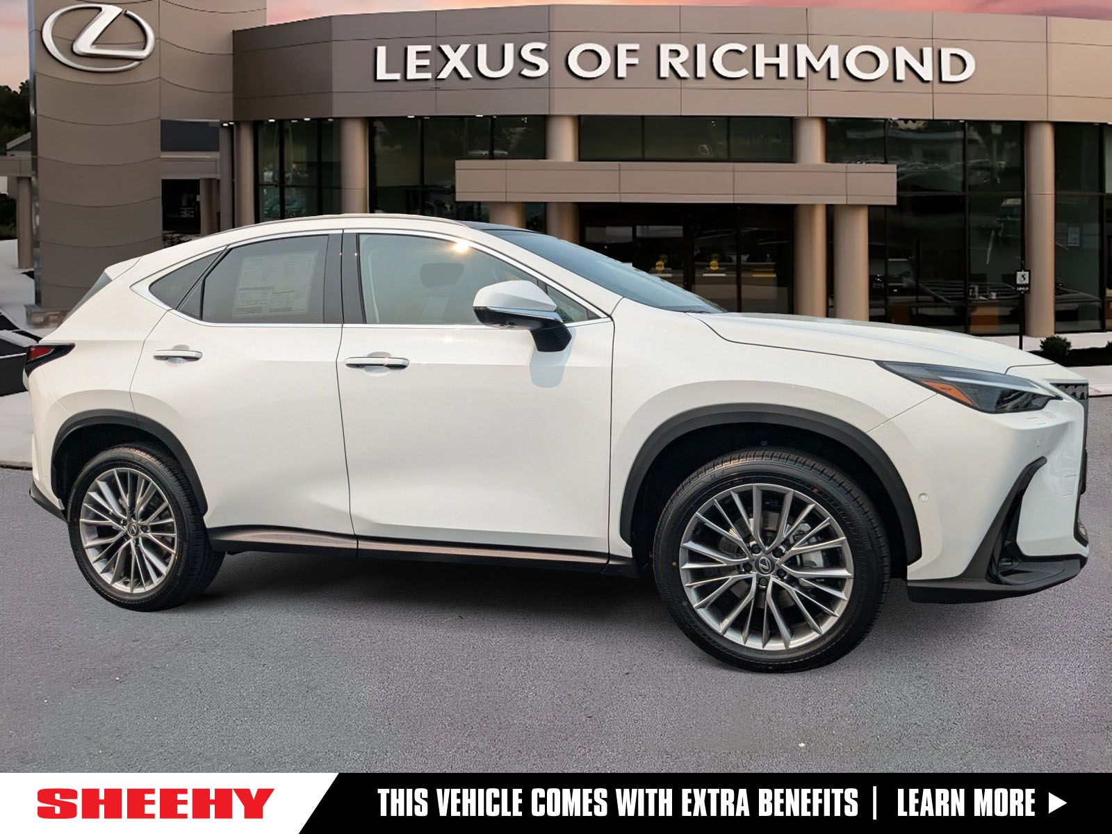 Ultra White 2026 Lexus NX Hybrid SUV / Crossover All-Wheel Drive Continuously Variable Transmission