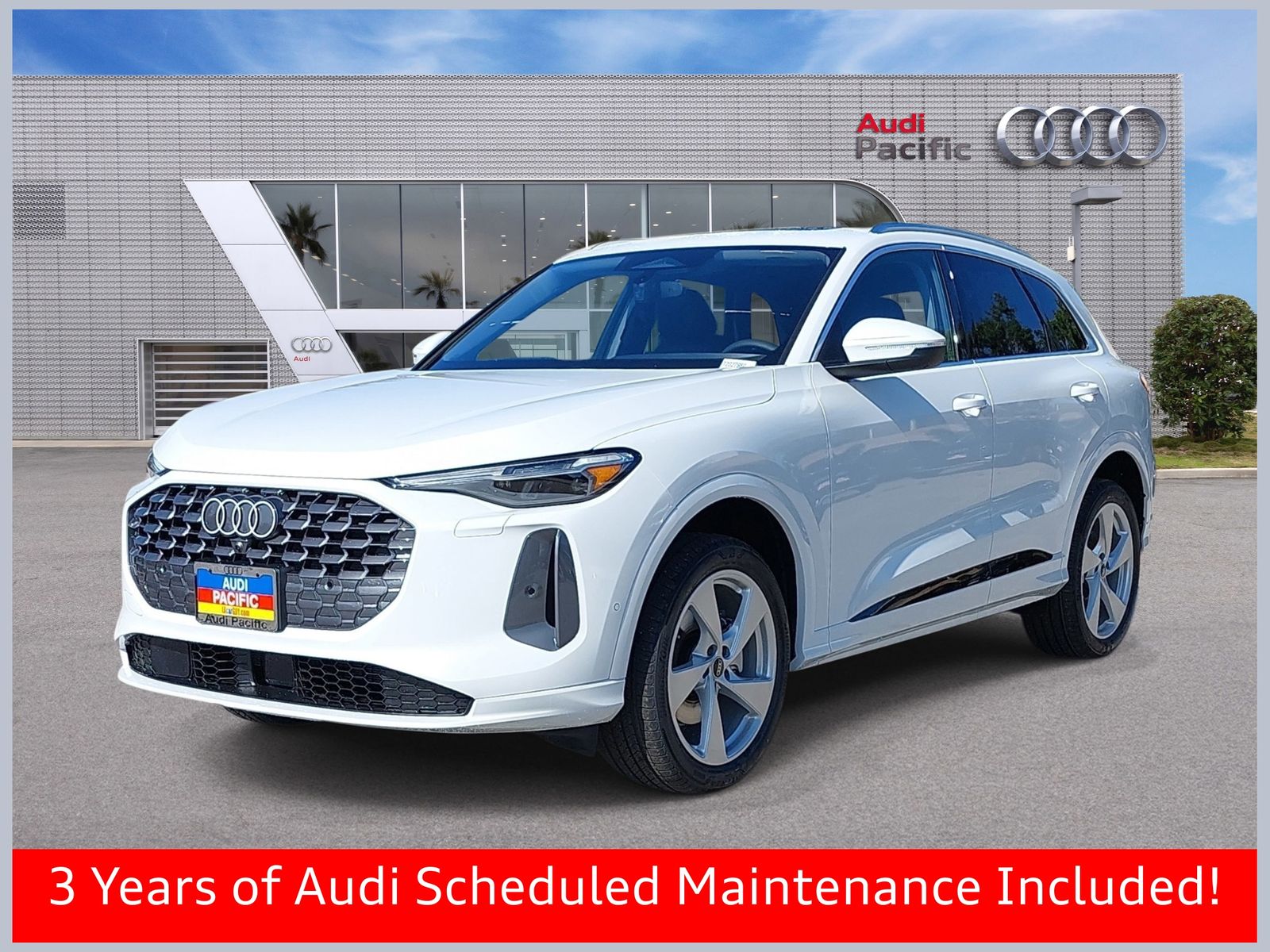 Glacier White Metallic 2026 Audi Q5 SUV / Crossover All-Wheel Drive 7-Speed Automatic