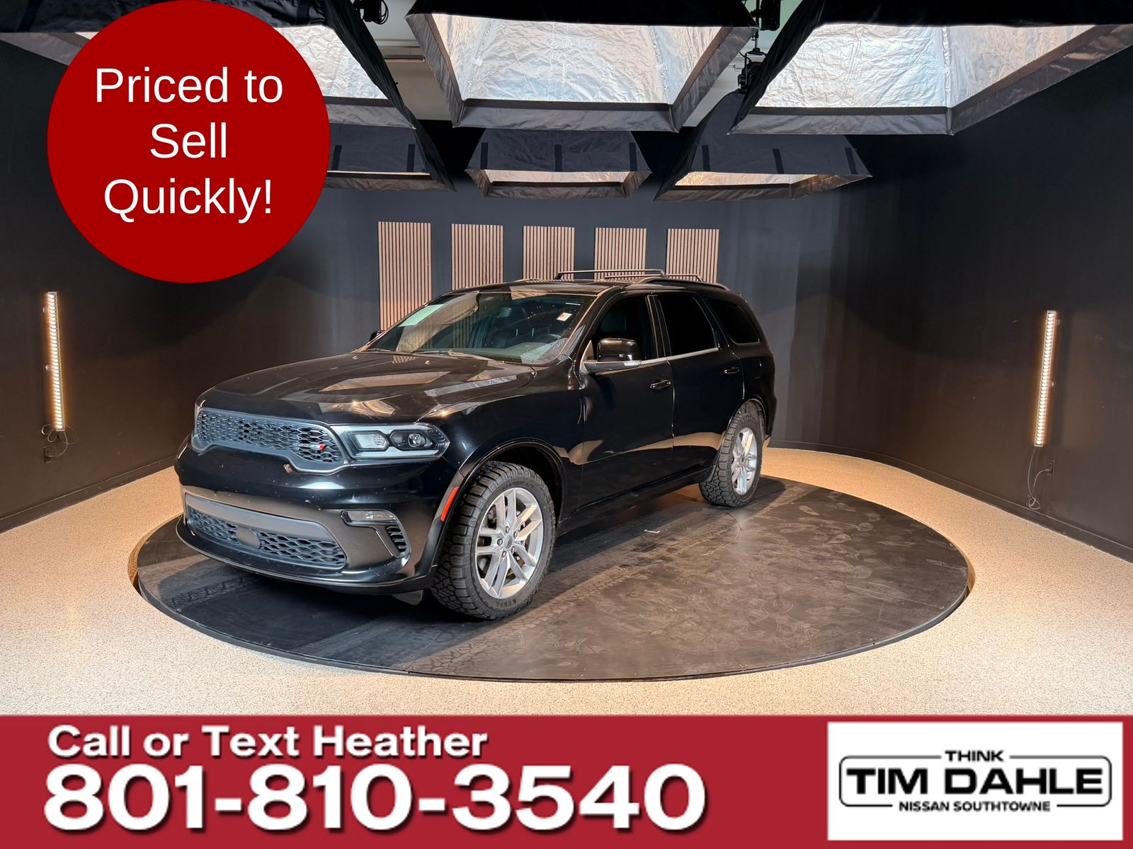DB Black Crystal Clearcoat 2023 Dodge Durango SUV / Crossover All-Wheel Drive 8-Speed Automatic
