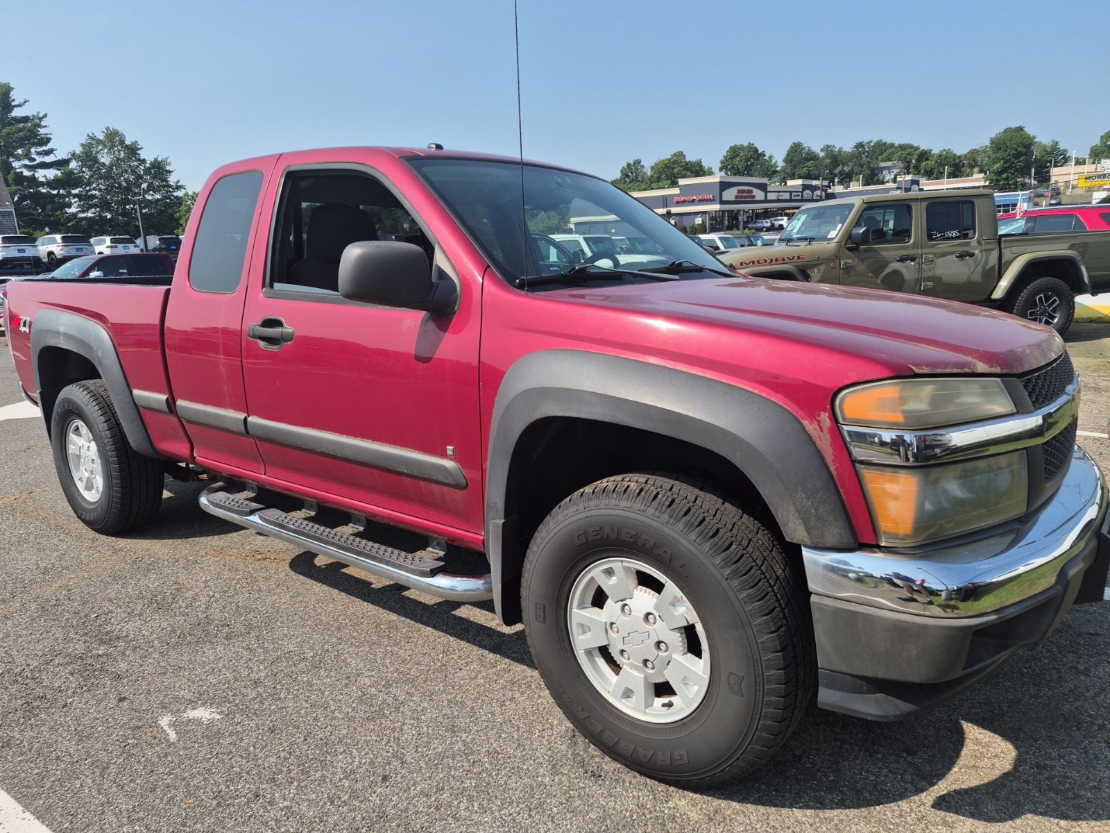 Cherry Red Metallic 2006 Chevrolet Colorado Pickup Truck Four-Wheel Drive 4-Speed Automatic Overdrive