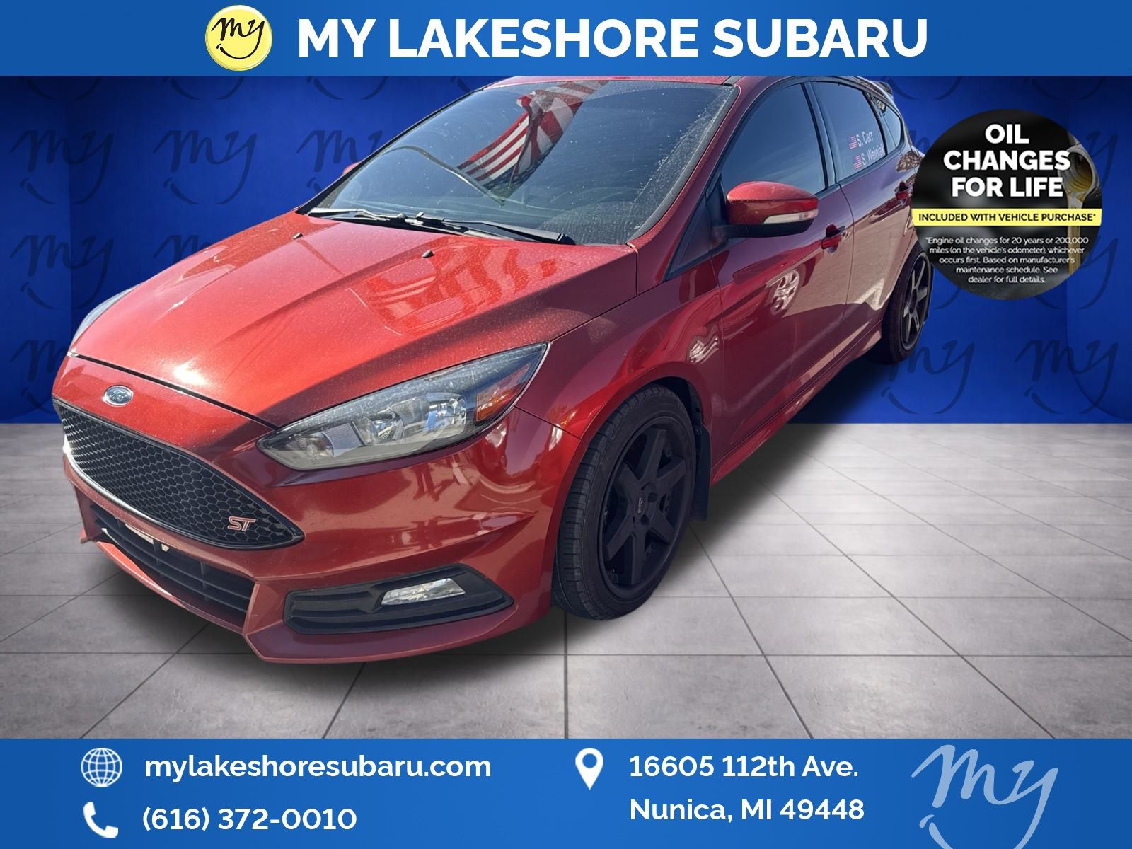 Hot Pepper Red Metallic Tinted Clearcoat 2018 Ford Focus Hatchback Front-Wheel Drive 6-Speed Manual