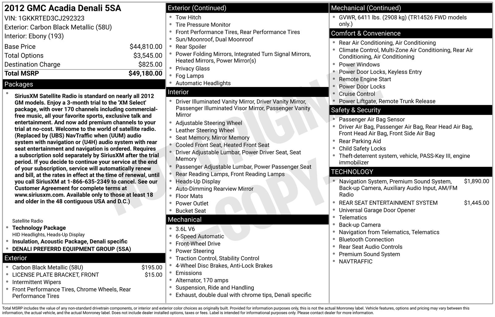 Used Car 2012 Gmc Acadia  Denali For Sale Under $10,000 In Austin, Texas