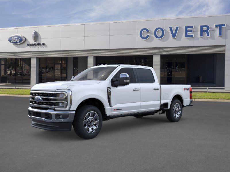 White 2026 Ford F-250 Super Duty King Ranch Crew Cab 4WD Pickup Truck Four-Wheel Drive Automatic