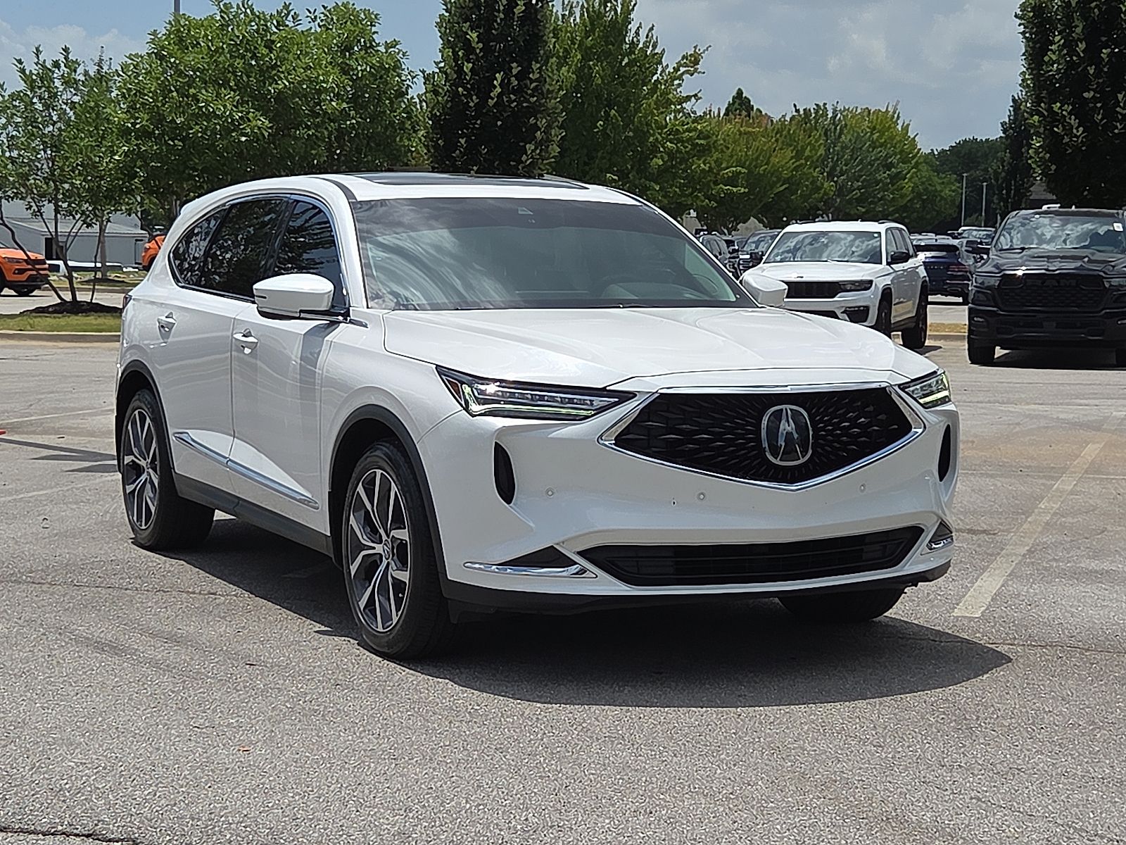 Platinum White Pearl 2024 Acura MDX SUV / Crossover All-Wheel Drive Automatic