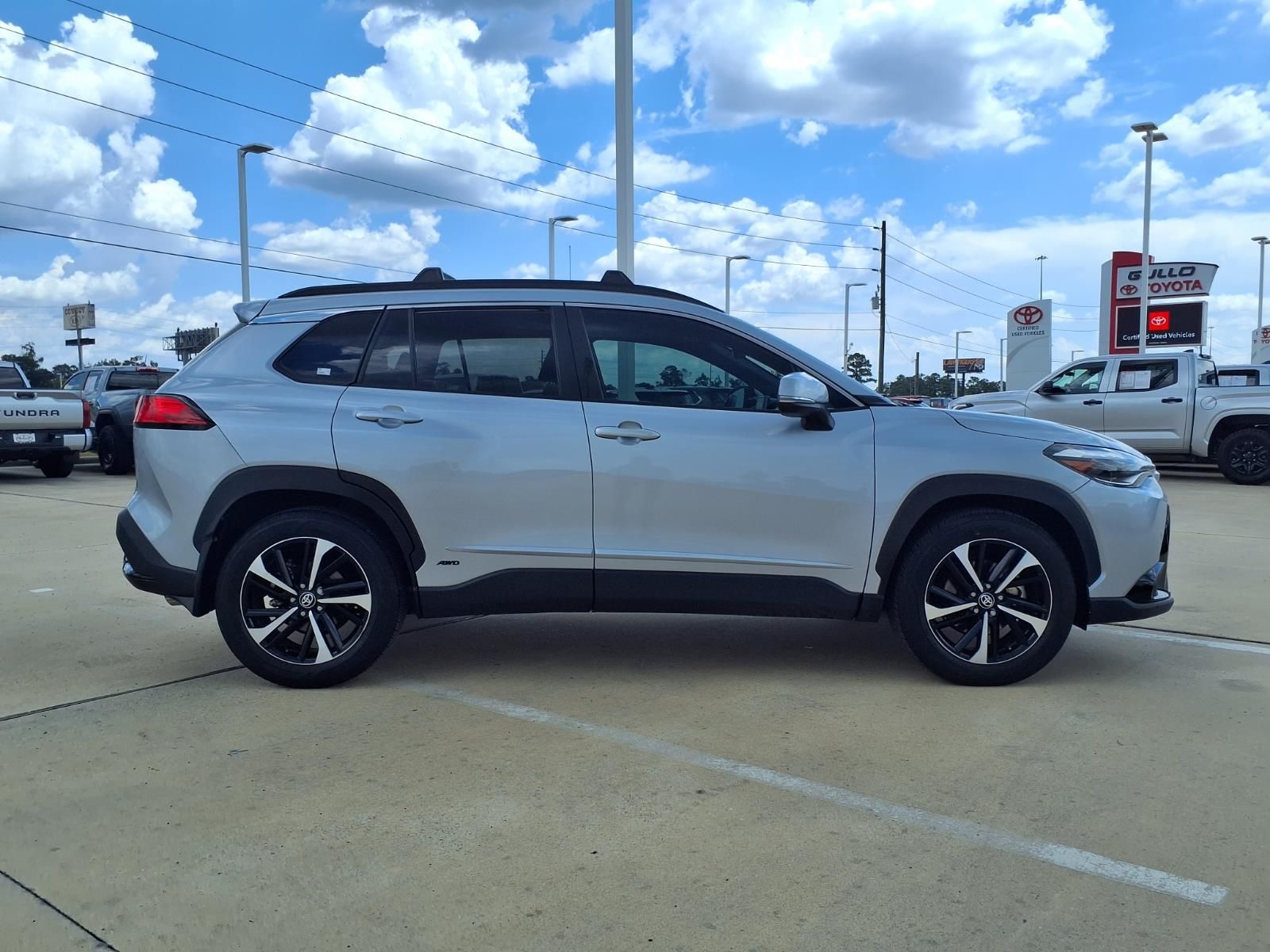 2024 Toyota Corolla Cross Hybrid XSE Silver at Monument Chevrolet
