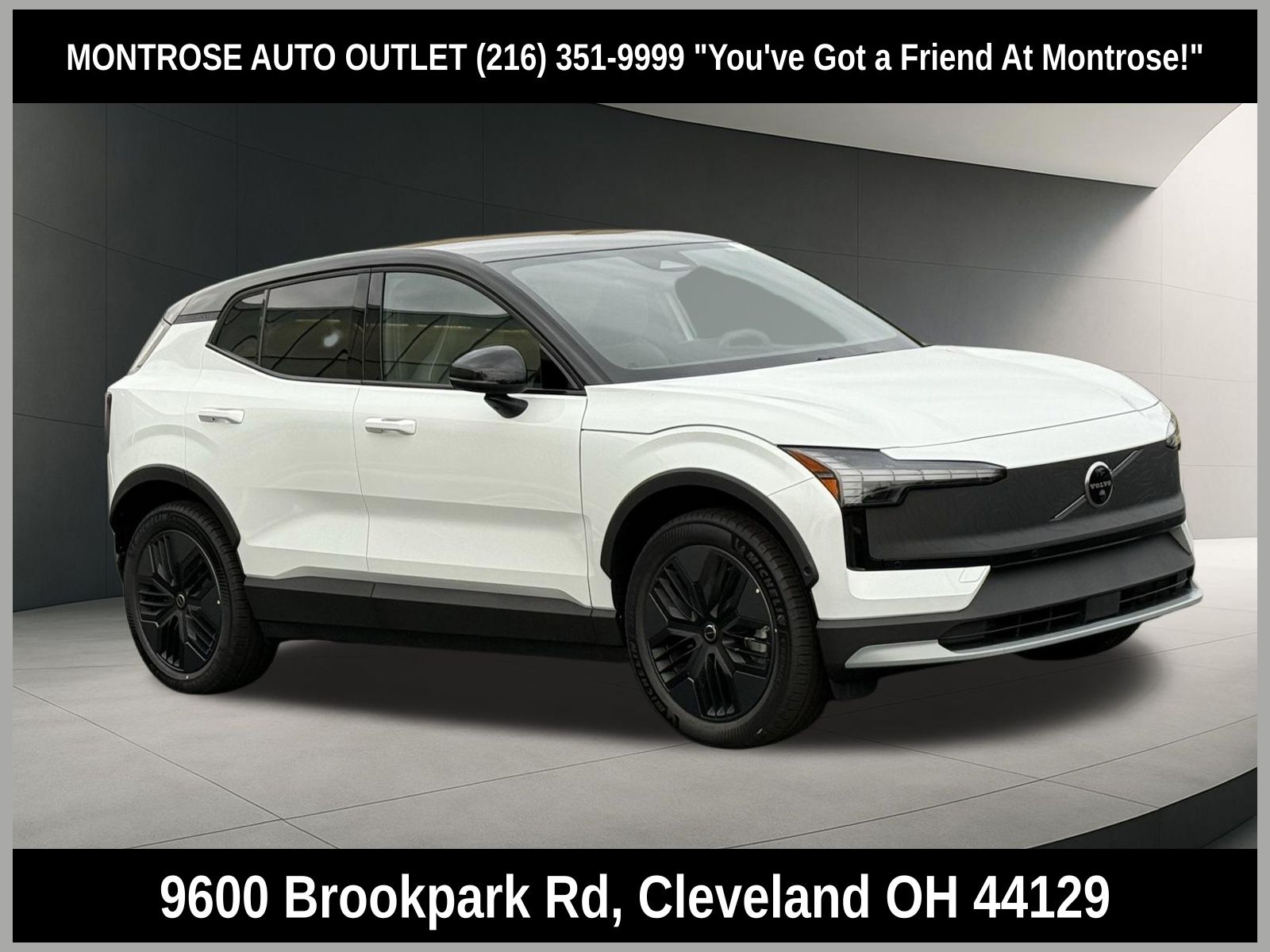 Crystal White Metallic 2026 Volvo EX30 Cross Country Twin Ultra eAWD SUV / Crossover All-Wheel Drive 1-Speed Automatic