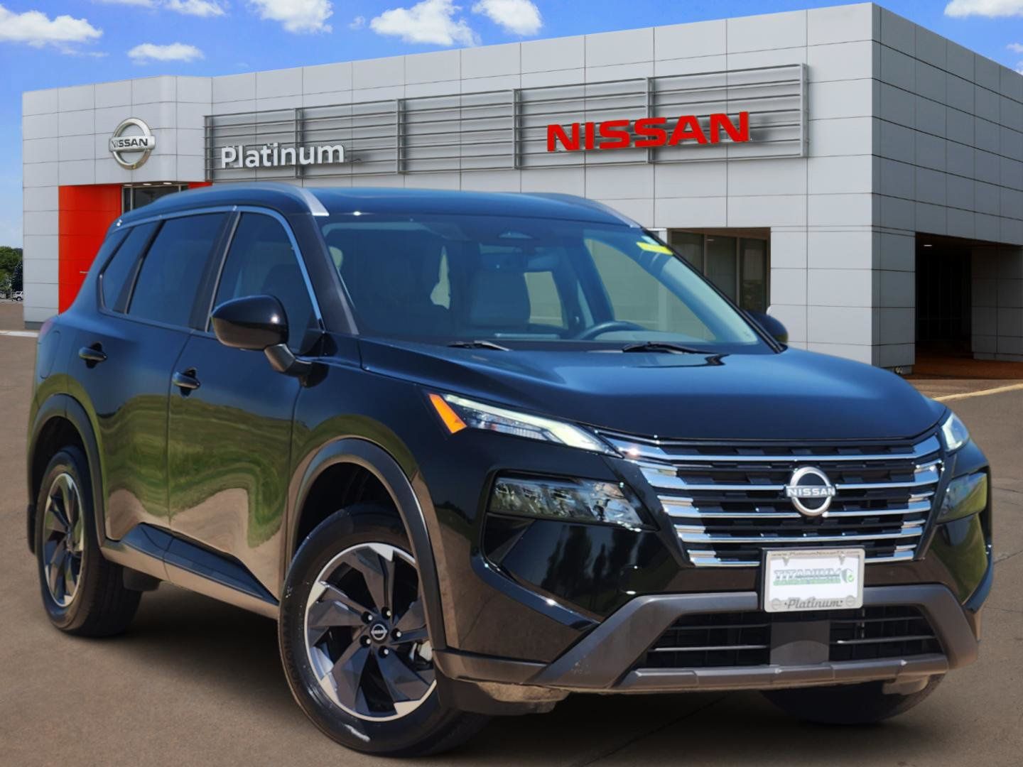 Super Black 2024 Nissan Rogue SUV / Crossover Front-Wheel Drive Continuously Variable Transmission