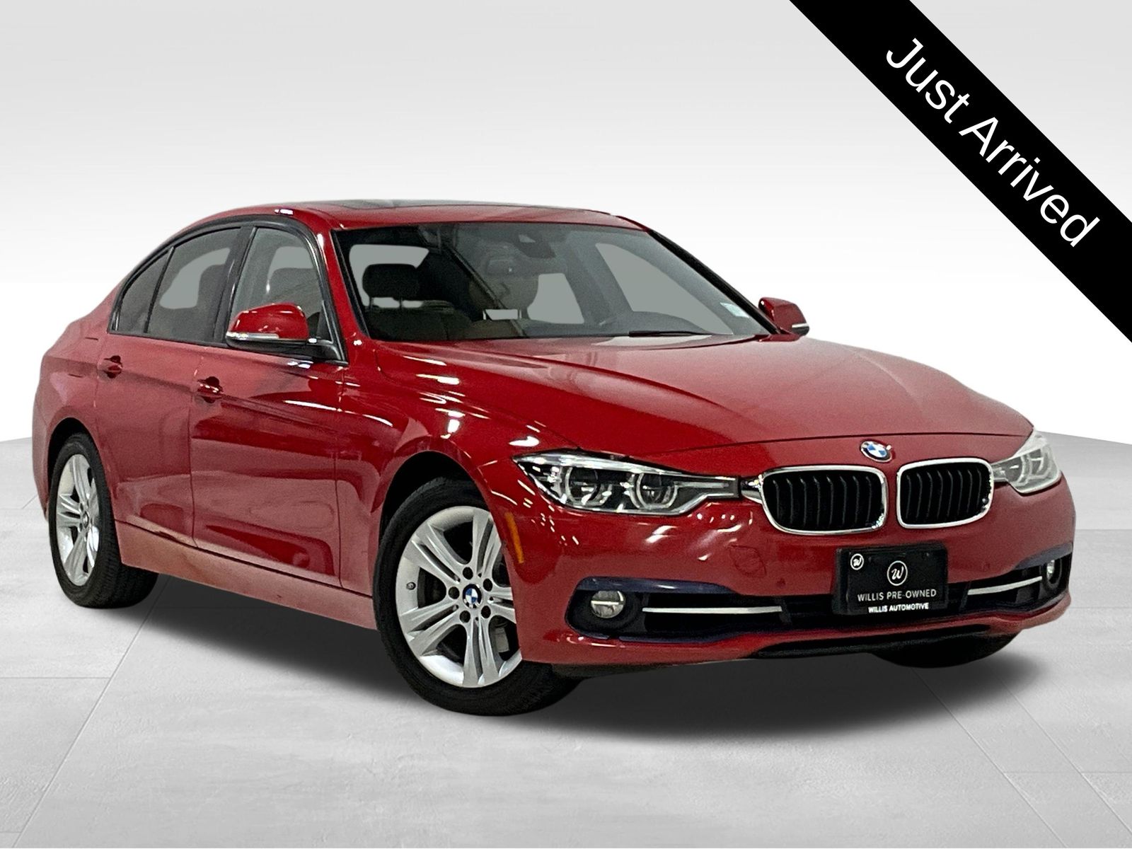 Melbourne Red Metallic 2016 BMW 3 Series Sedan All-Wheel Drive 8-Speed Automatic