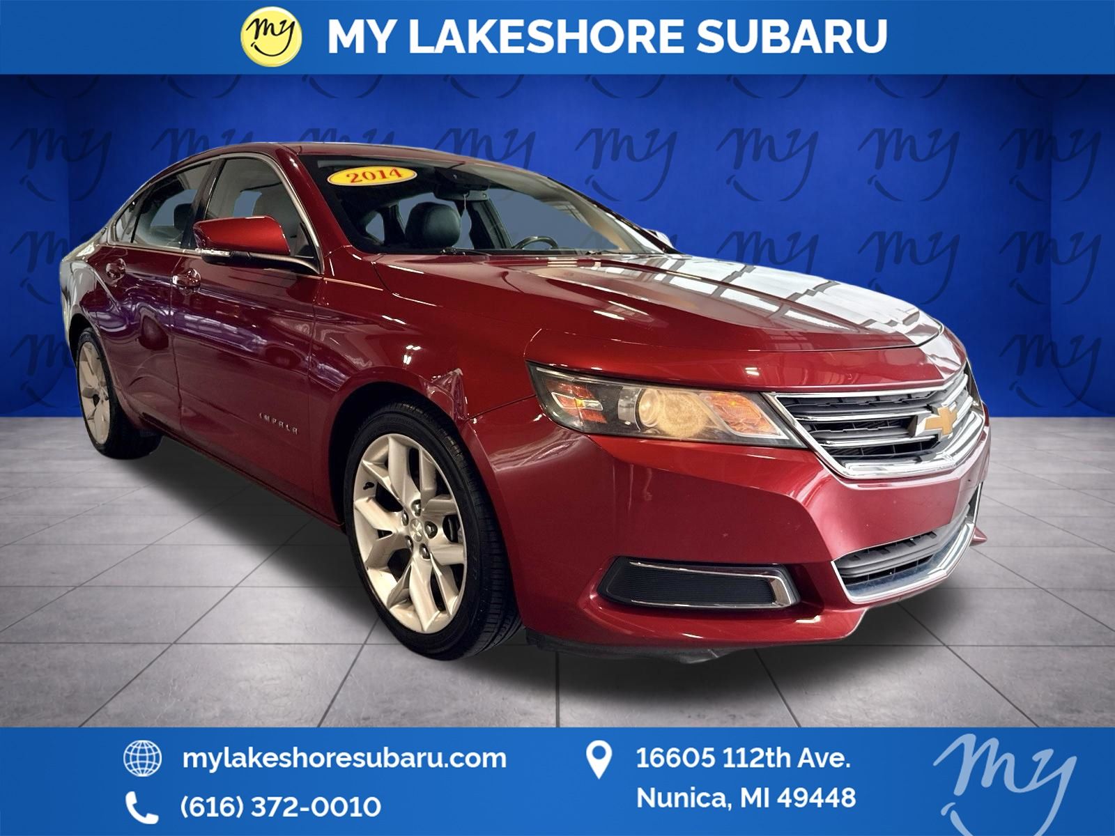 Red Rock Metallic 2014 Chevrolet Impala Sedan Front-Wheel Drive 6-Speed Automatic Overdrive