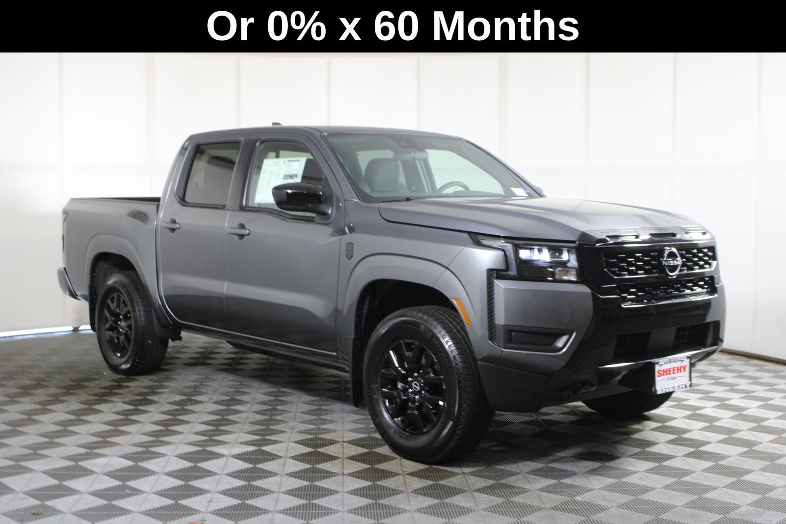 Gray (Gun Metallic) 2026 Nissan Frontier Pickup Truck Four-Wheel Drive 9-Speed Automatic Overdrive