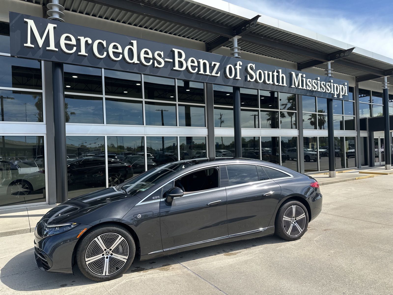 Graphite Gray Metallic 2023 Mercedes-Benz EQS 450+ RWD Sedan Rear-Wheel Drive 1-Speed Automatic