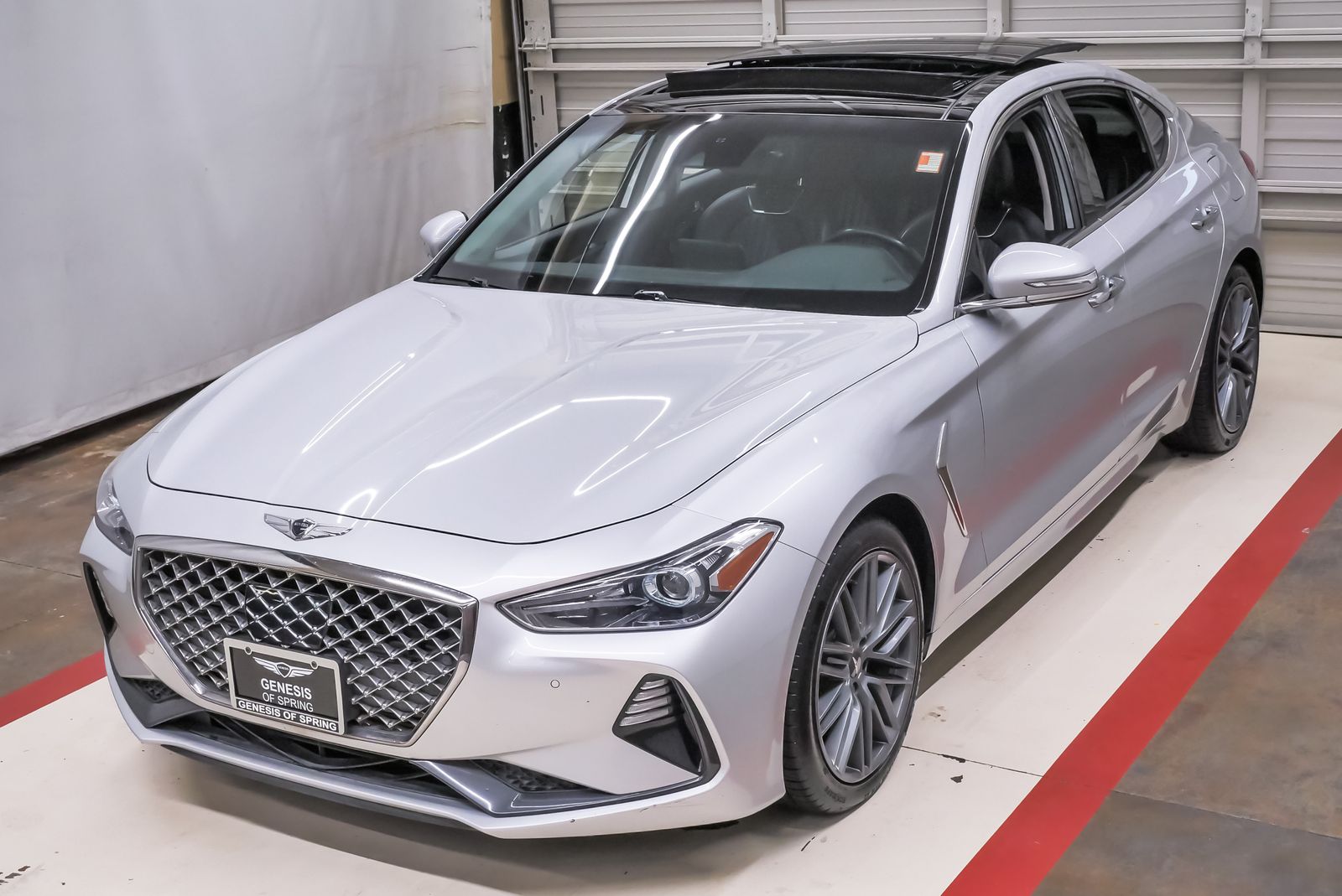Santiago Silver 2019 Genesis G70 Sedan Rear-Wheel Drive 8-Speed Automatic