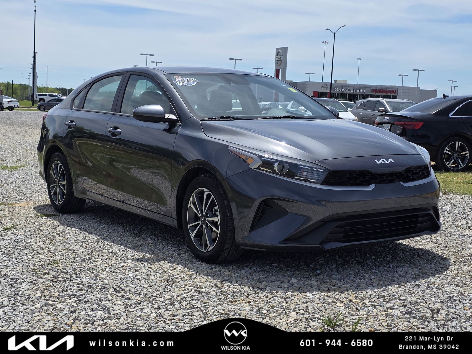 Gravity Gray 2024 Kia Forte LXS FWD Sedan Front-Wheel Drive Continuously Variable Transmission