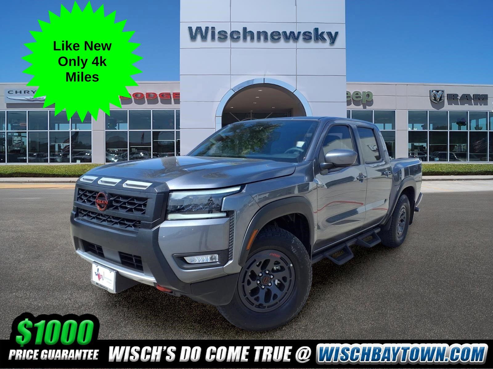 Gray (Gun Metallic) 2026 Nissan Frontier Pickup Truck 4X2 9-Speed Automatic Overdrive