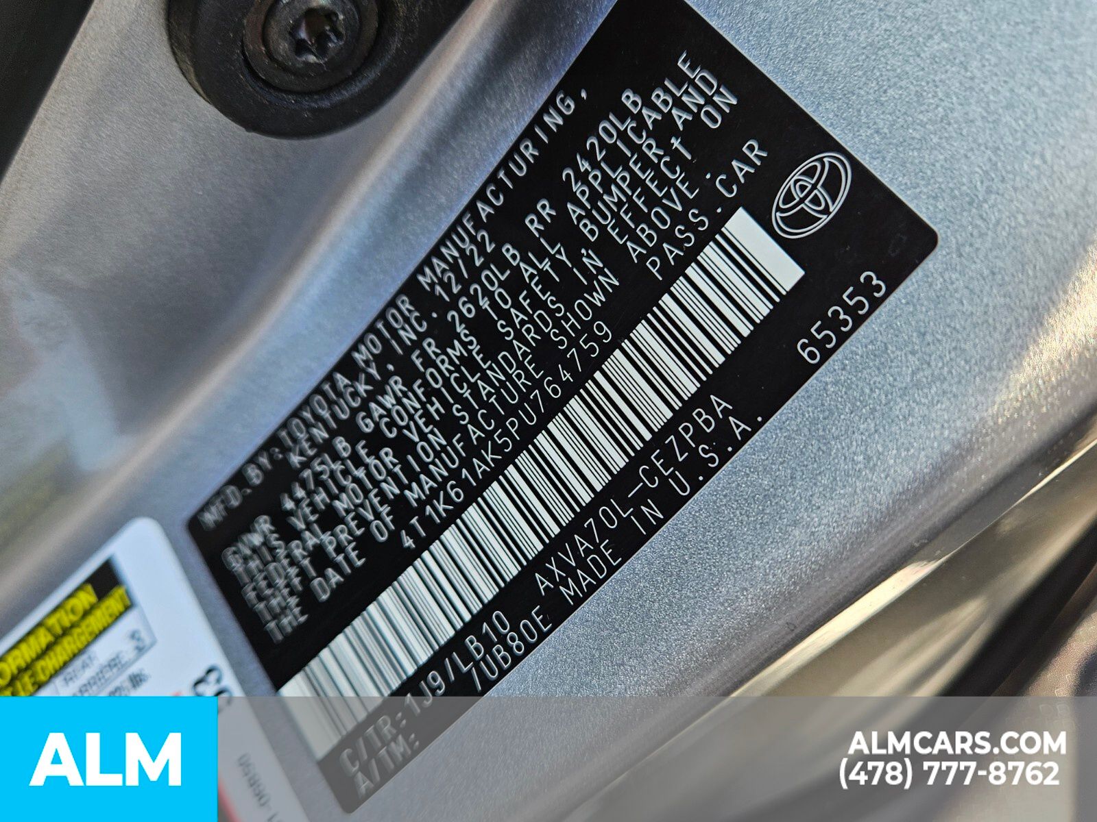 2023 Toyota Camry XSE photo 18