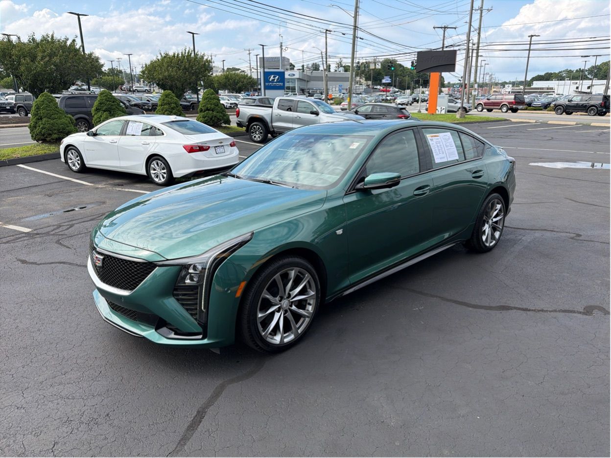 Typhoon Metallic 2025 Cadillac CT5 Sedan All-Wheel Drive Automatic