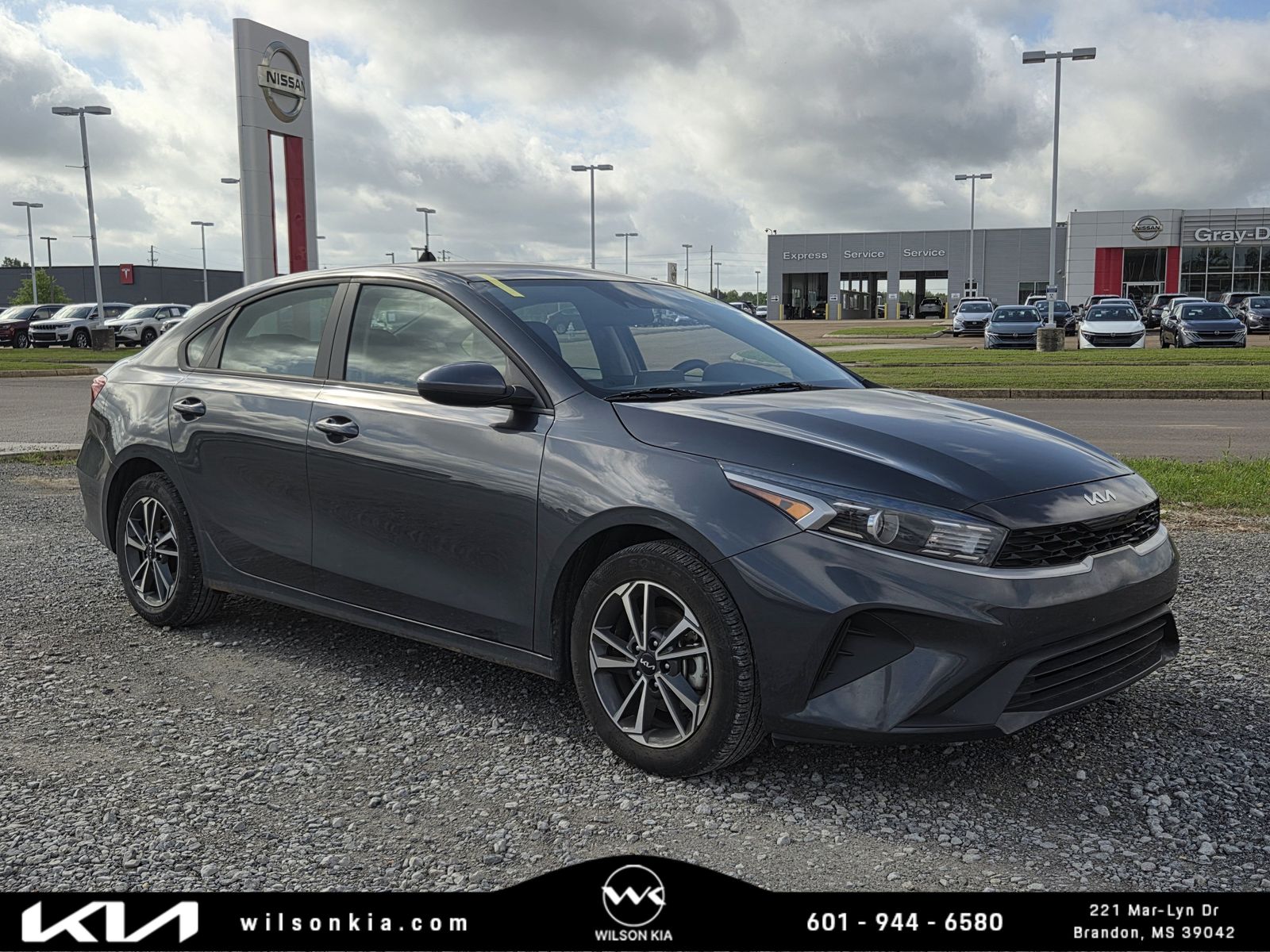 Gravity Gray 2024 Kia Forte LXS FWD Sedan Front-Wheel Drive Continuously Variable Transmission