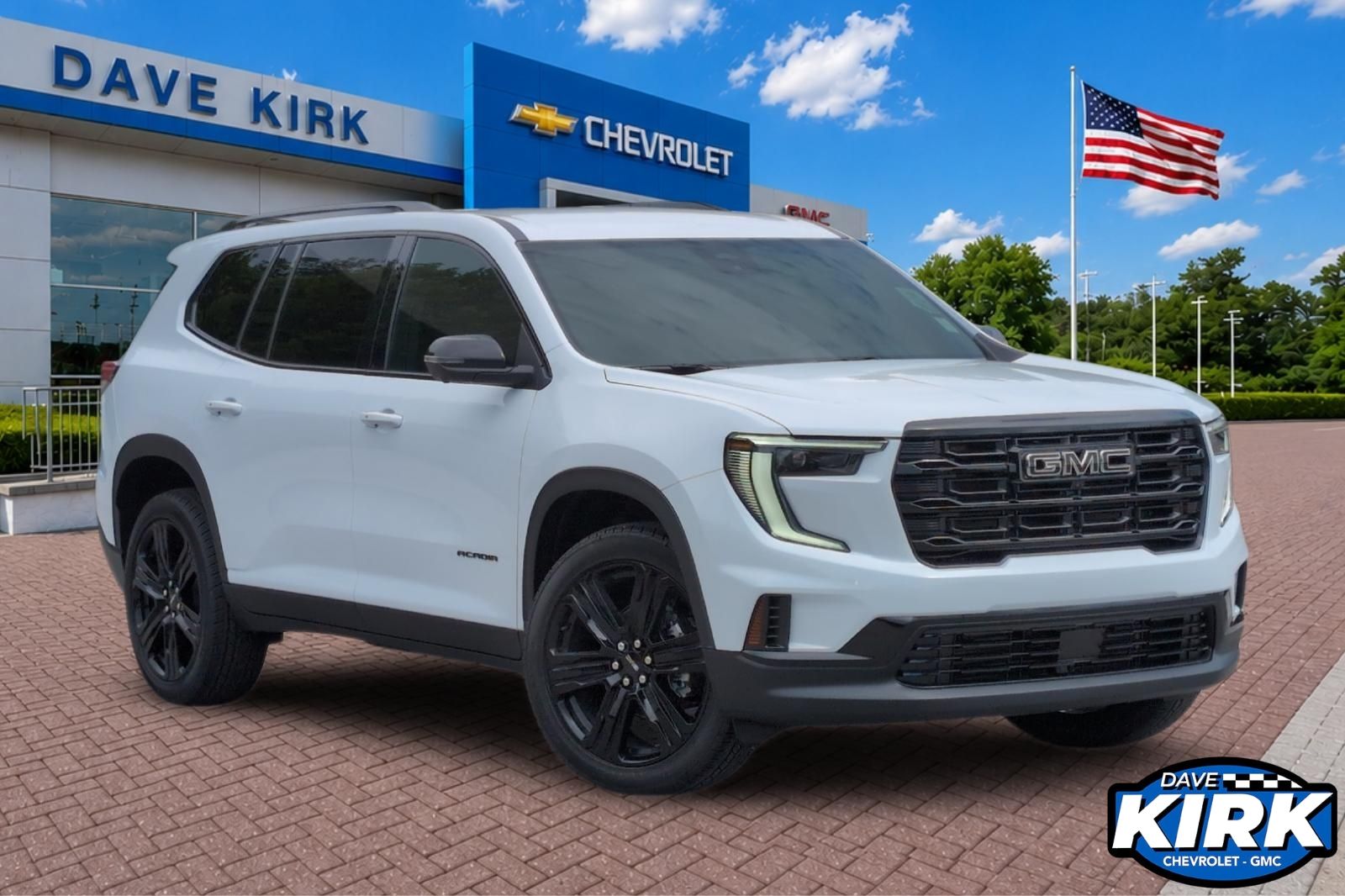 Glacier White 2026 GMC Acadia SUV / Crossover Front-Wheel Drive 8-Speed Automatic