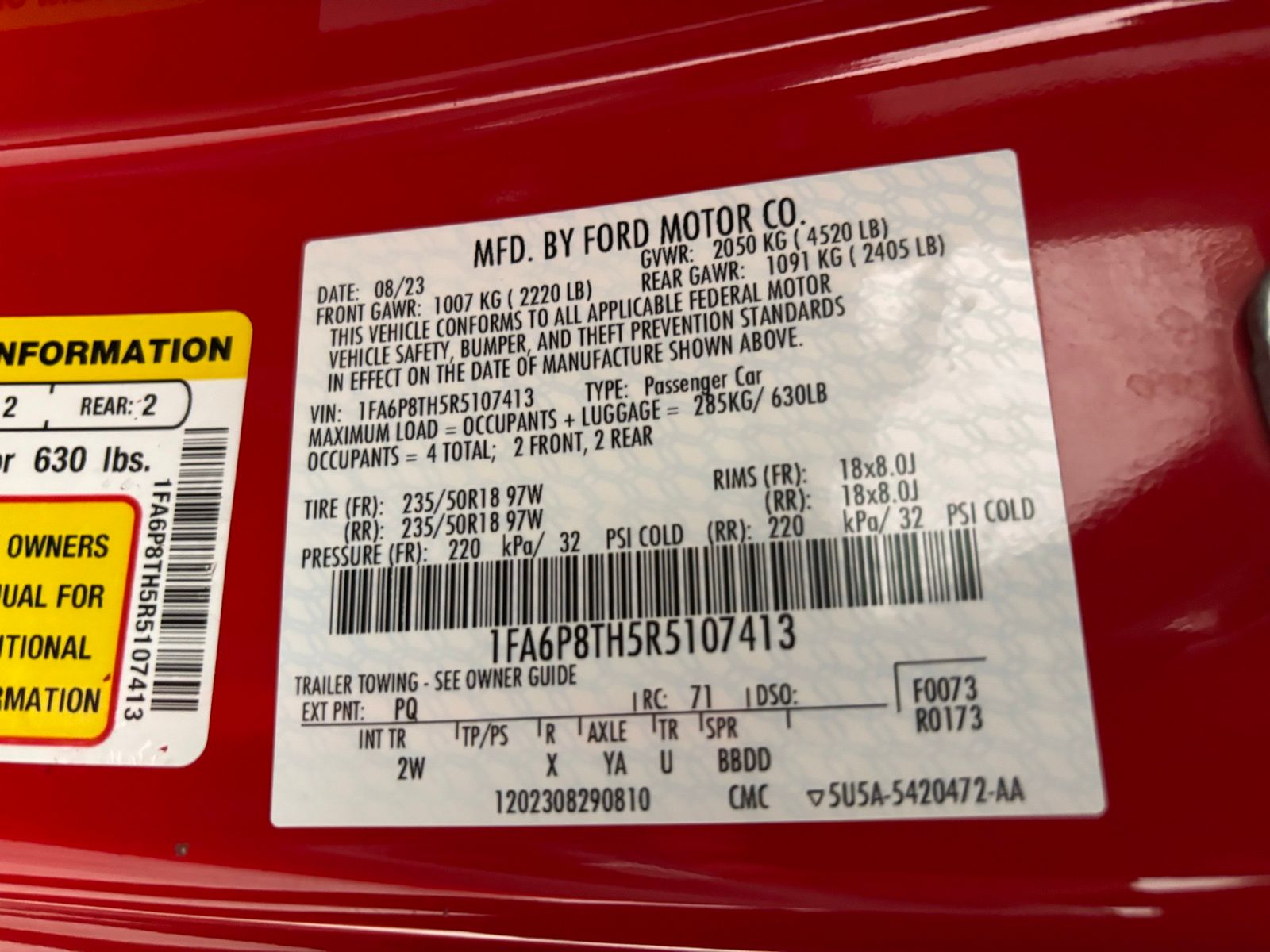 Used Car 2024 Ford Mustang  Ecoboost For Sale Under $30,000 In Austin, Texas