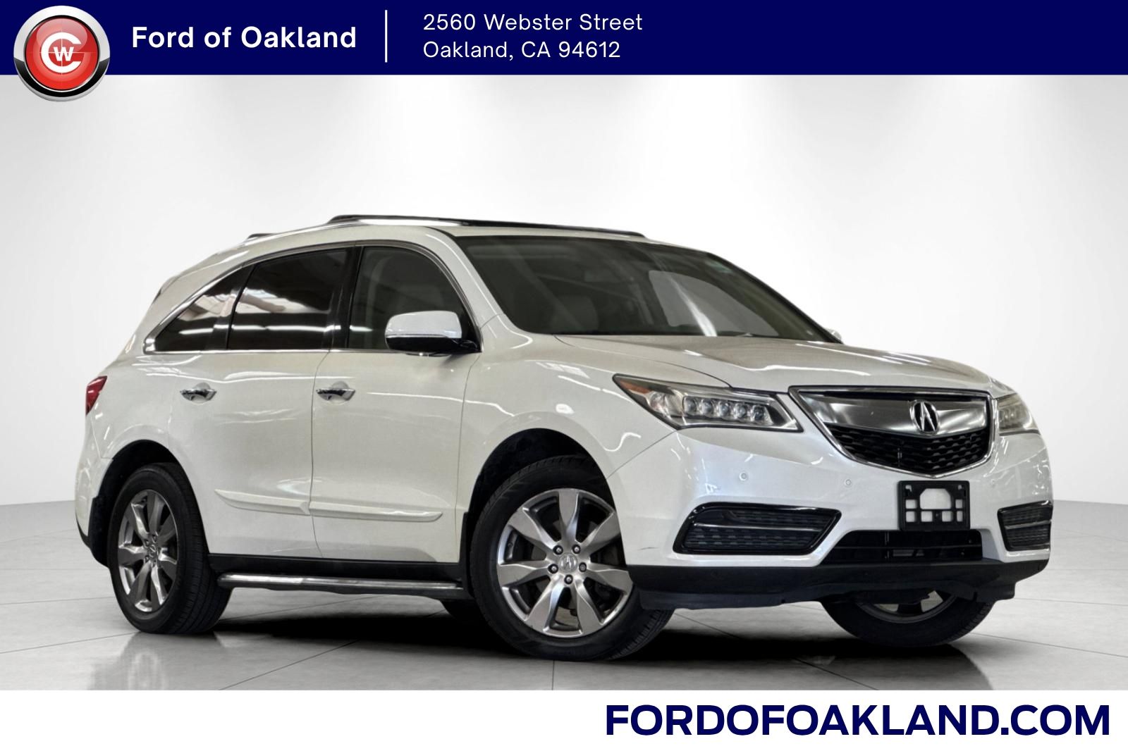 White 2014 Acura MDX SUV / Crossover All-Wheel Drive 6-Speed Automatic