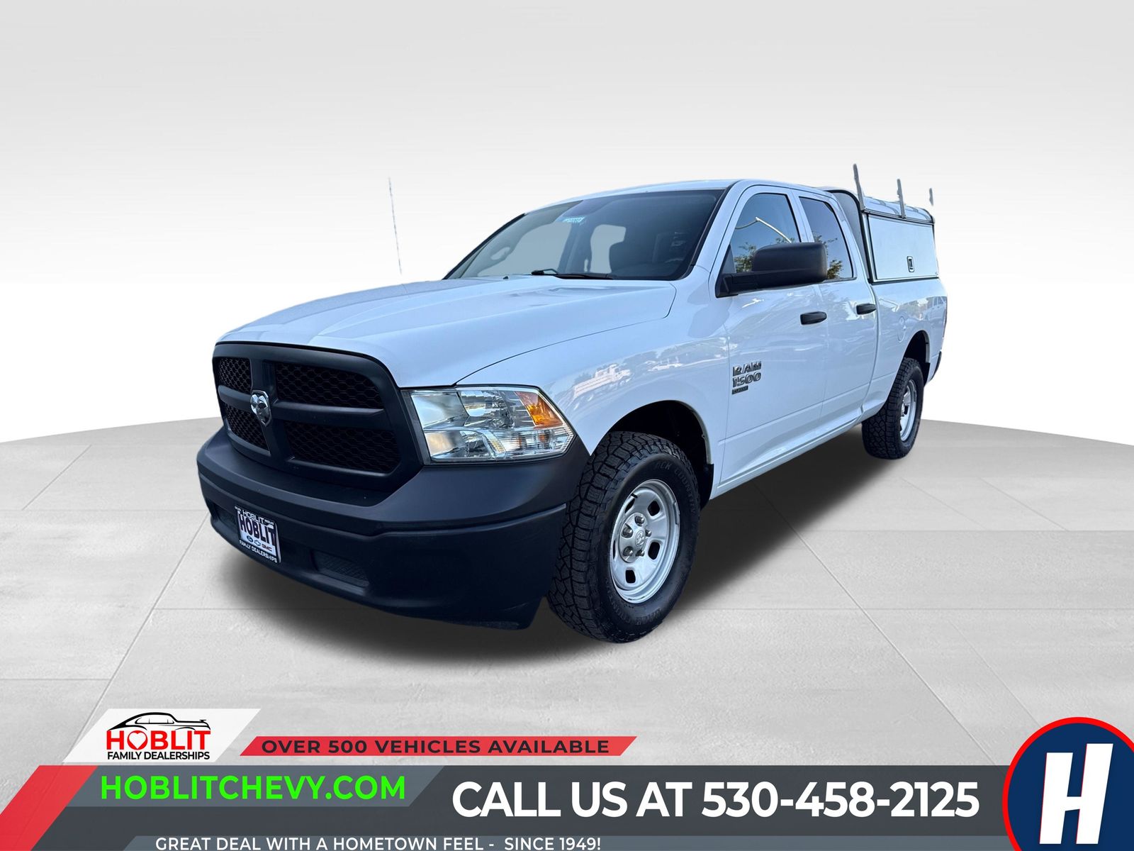 Bright White Clearcoat 2023 RAM 1500 Classic Tradesman Quad Cab 4WD Pickup Truck Four-Wheel Drive 8-Speed Automatic