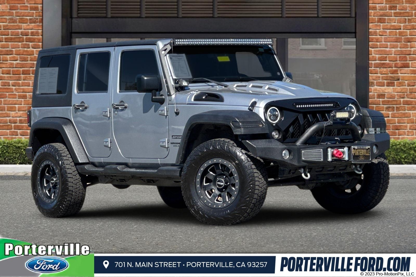 Billet Silver Metallic Clearcoat 2016 Jeep Wrangler Unlimited Sport 4WD SUV / Crossover Four-Wheel Drive 5-Speed Automatic