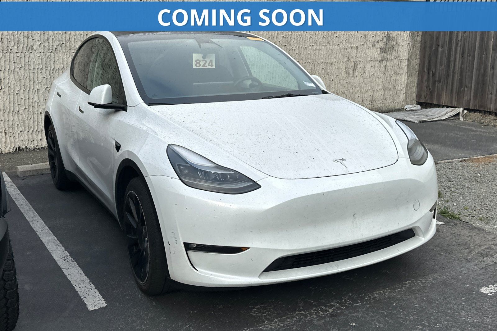 Pearl White Multi-Coat 2023 Tesla Model Y SUV / Crossover All-Wheel Drive 1-Speed Automatic
