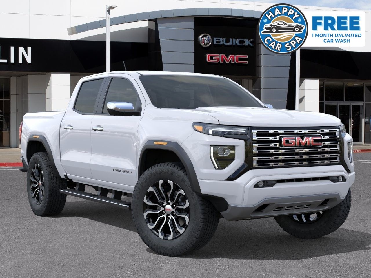 Summit White 2026 GMC Canyon Pickup Truck Four-Wheel Drive 8-Speed Automatic