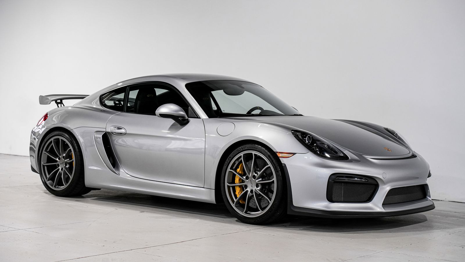 GT Silver Metallic 2016 Porsche Cayman GT4 Coupe Rear-Wheel Drive 6-Speed Manual