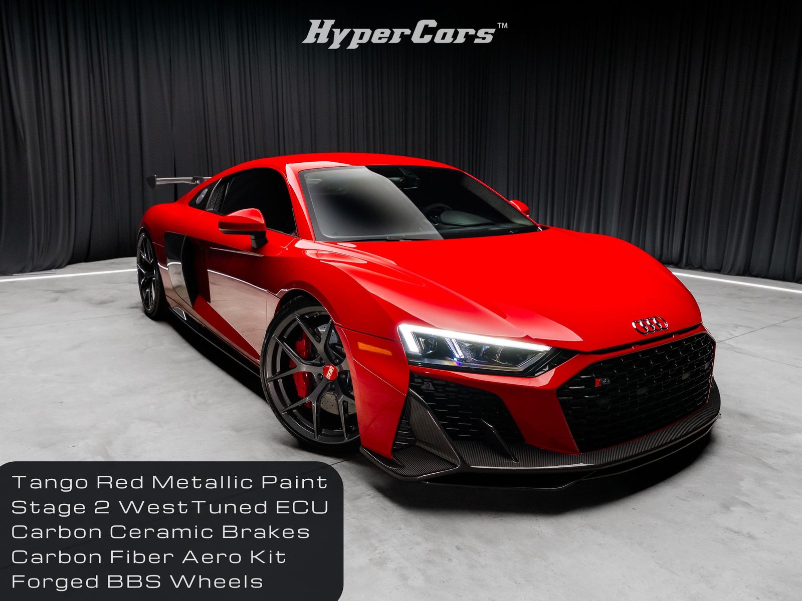 Red 2023 Audi R8 V10 Performance Coupe RWD Coupe Rear-Wheel Drive 7-Speed Automatic