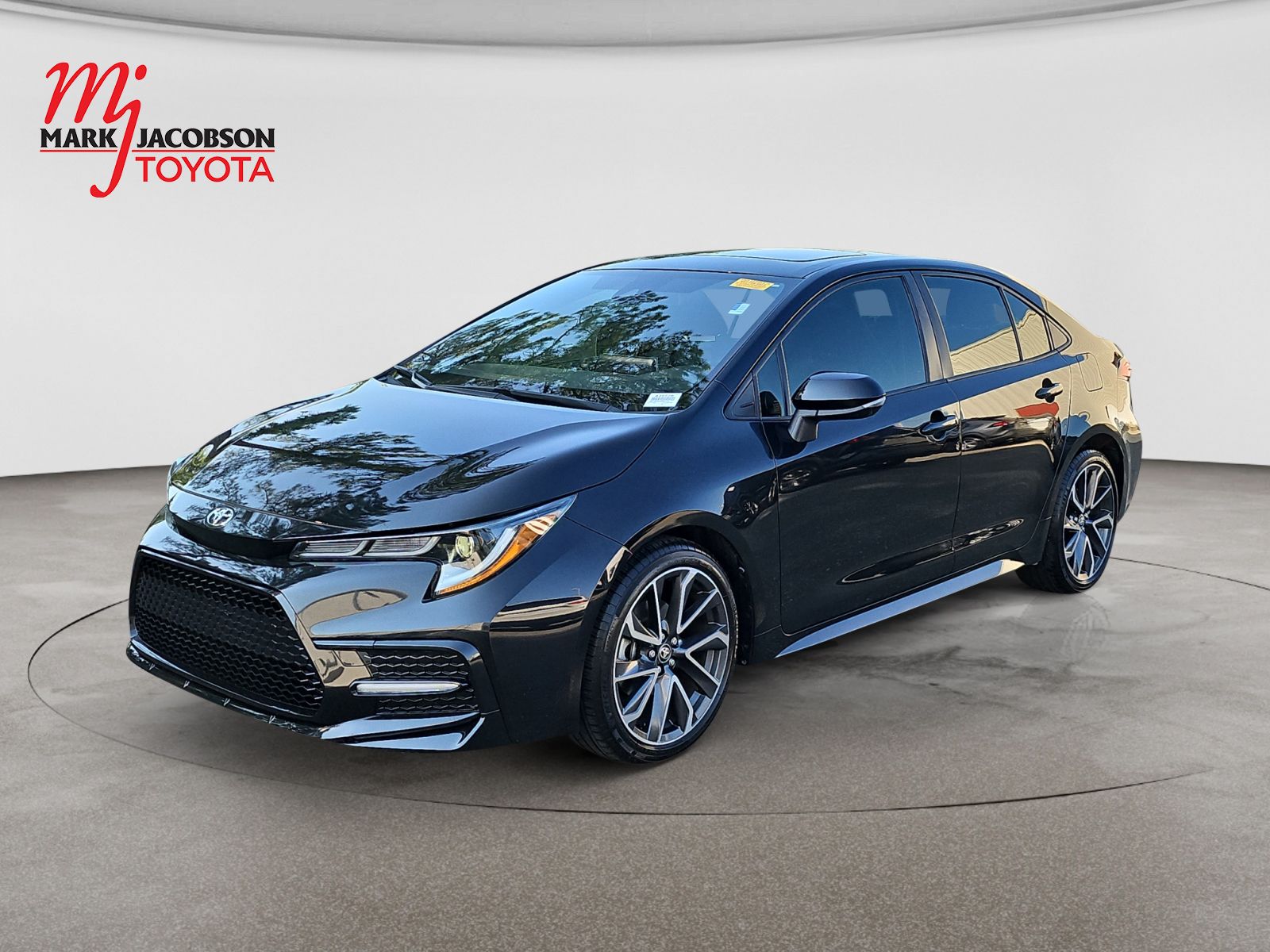 Black Sand Pearl 2022 Toyota Corolla XSE FWD Sedan Front-Wheel Drive Continuously Variable Transmission