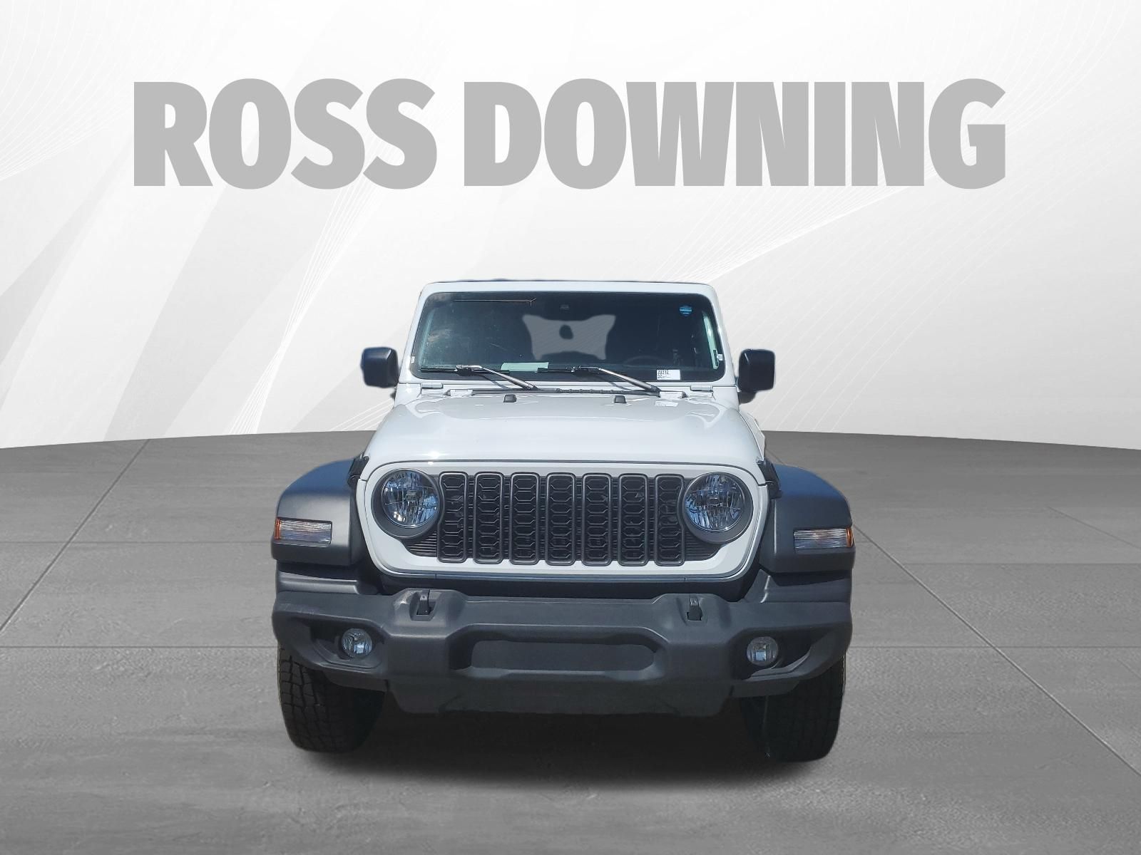 2025 Jeep Wrangler Sport S White at Ross Downing Chevrolet