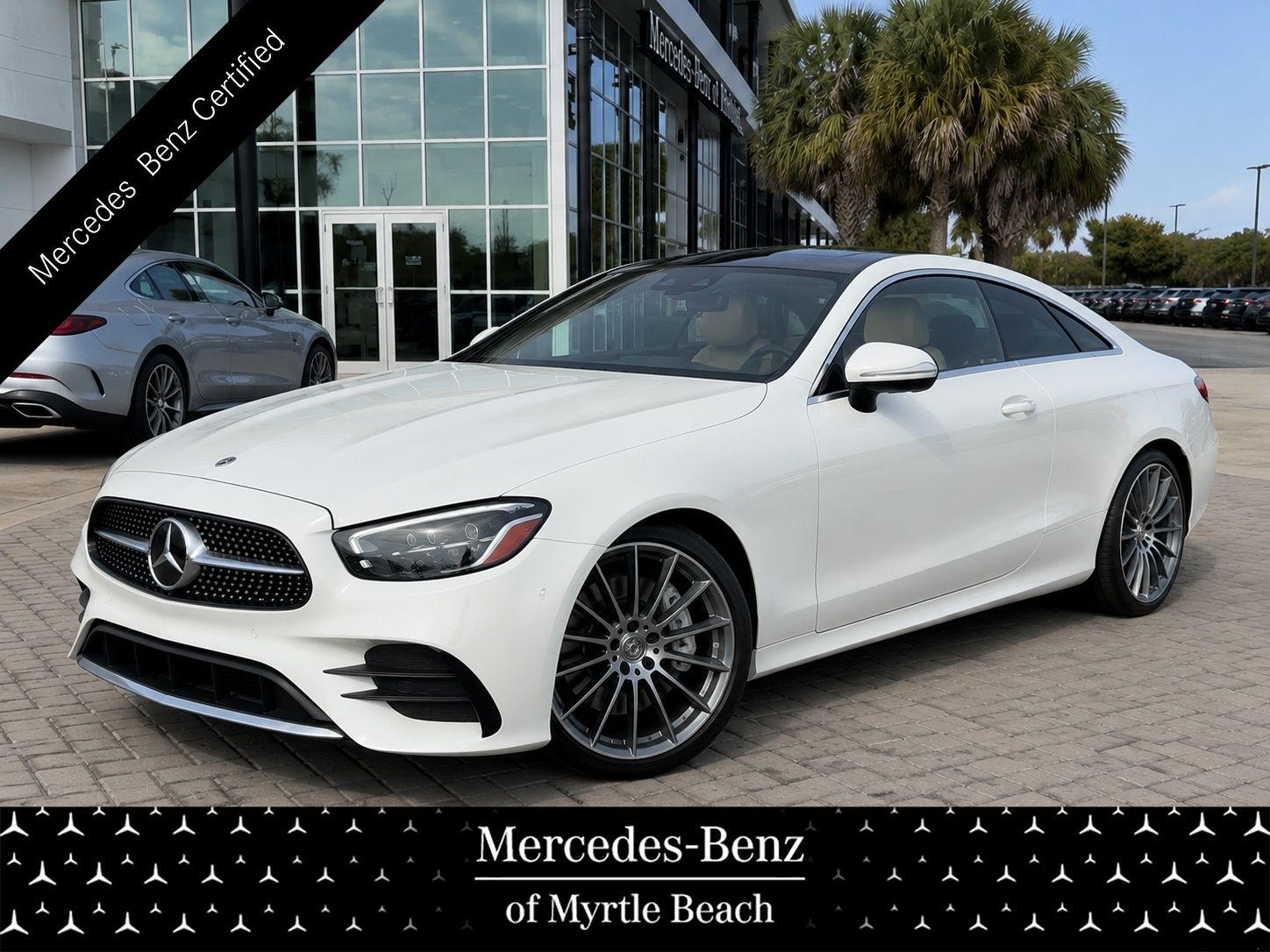 MANUFAKTUR Moonlight White 2022 Mercedes-Benz E-Class Coupe Rear-Wheel Drive 9-Speed Automatic