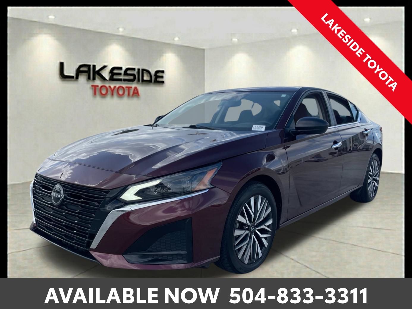 Garnet Pearl Metallic 2024 Nissan Altima 2.5 SV FWD Sedan Front-Wheel Drive Continuously Variable Transmission