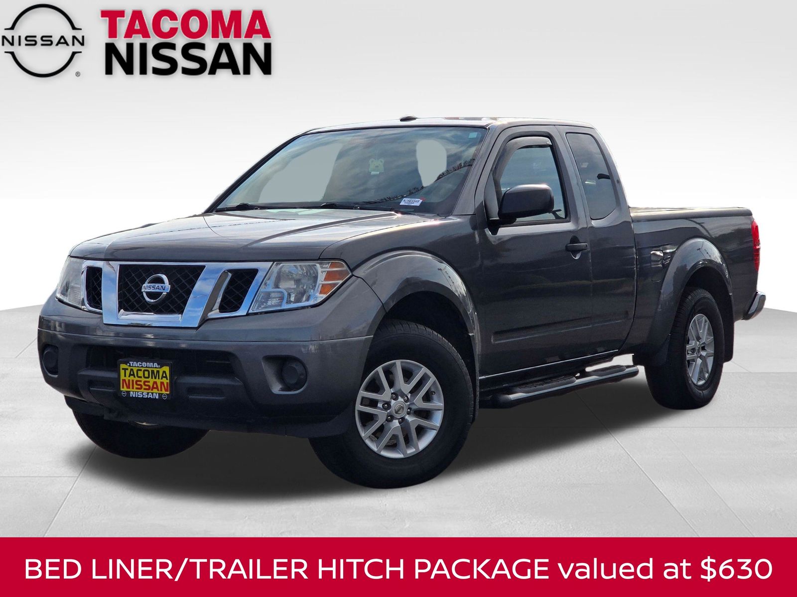 Gray (Gun Metallic) 2018 Nissan Frontier Pickup Truck Four-Wheel Drive 5-Speed Automatic Overdrive