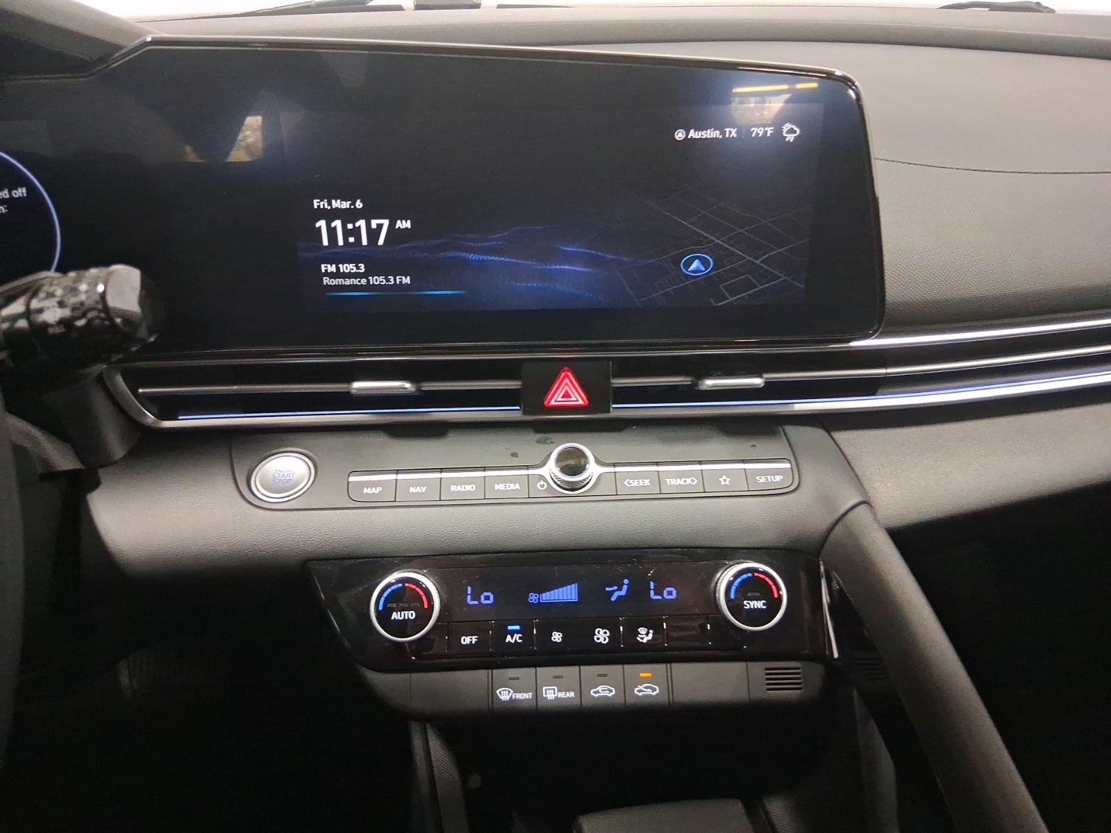 Used Car 2024 Hyundai Elantra Hybrid  Blue For Sale Under $25,000 In Austin, Texas