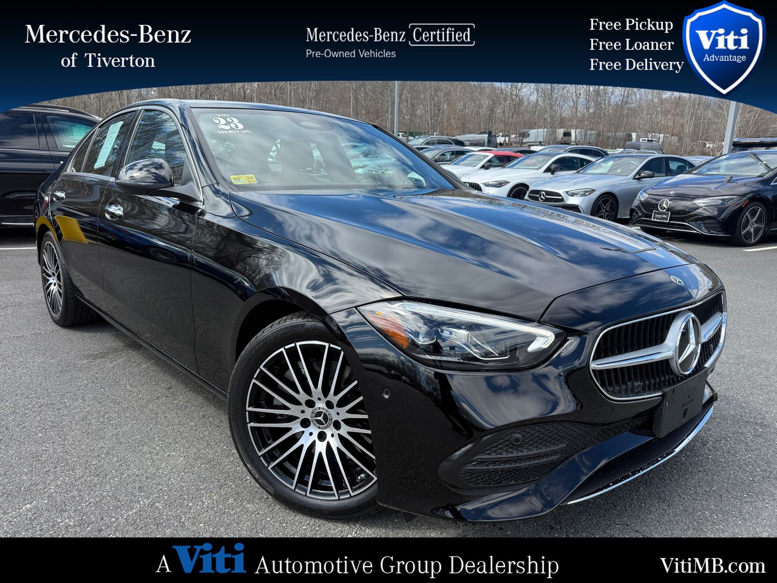 Black 2023 Mercedes-Benz C-Class Sedan All-Wheel Drive 9-Speed Automatic