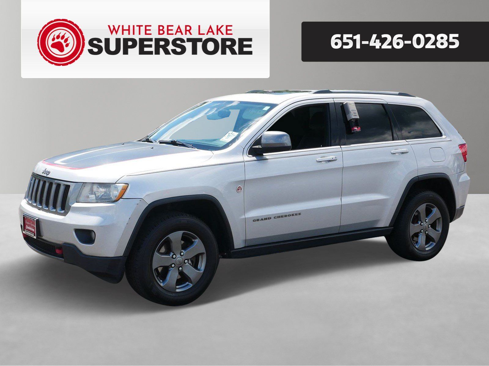 Bright Silver Metallic 2013 Jeep Grand Cherokee SUV / Crossover Four-Wheel Drive 6-Speed Automatic