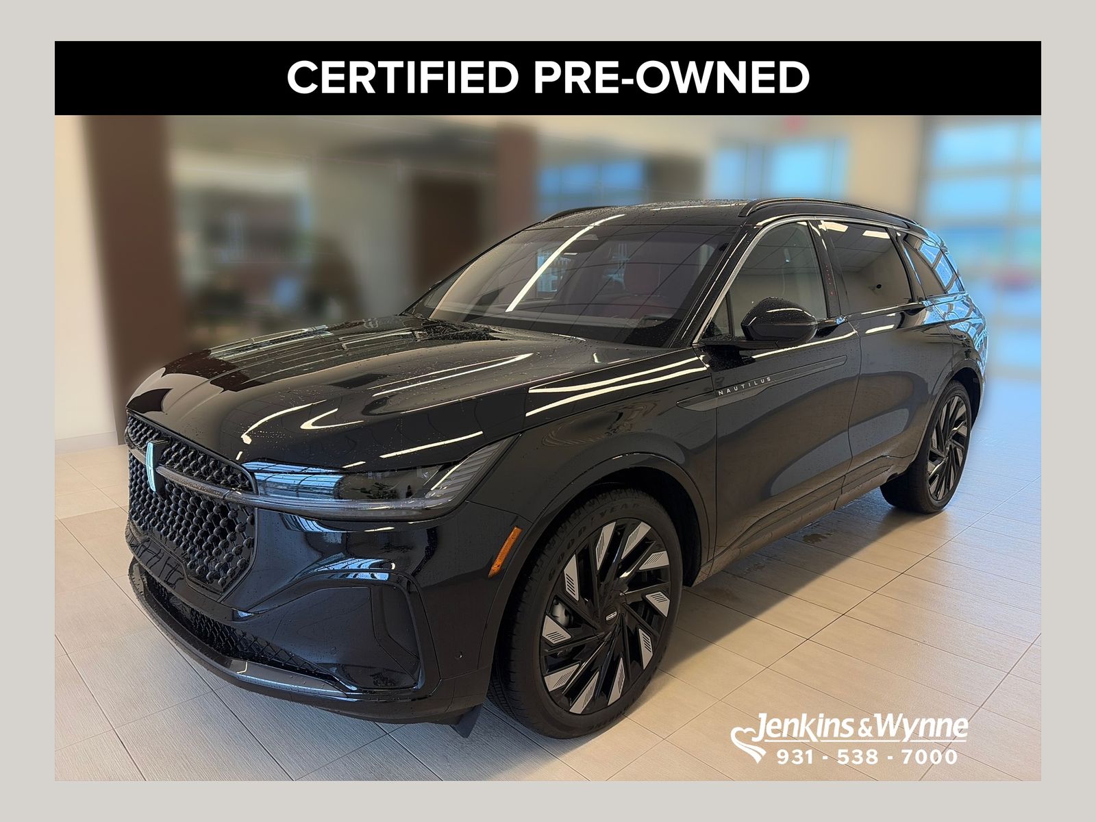 Infinite Black Metallic Clearcoat 2024 Lincoln Nautilus Black Label AWD SUV / Crossover All-Wheel Drive 8-Speed Automatic