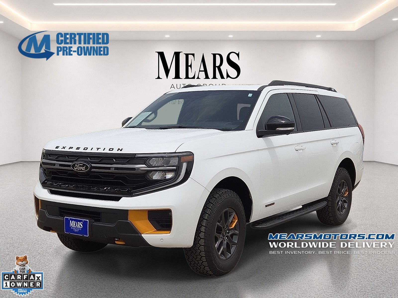 White Metallic 2025 Ford Expedition SUV / Crossover Four-Wheel Drive Automatic