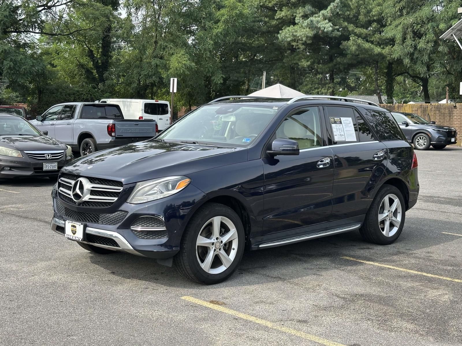 Used 2016 Blue Mercedes-Benz GLE 350 image 9