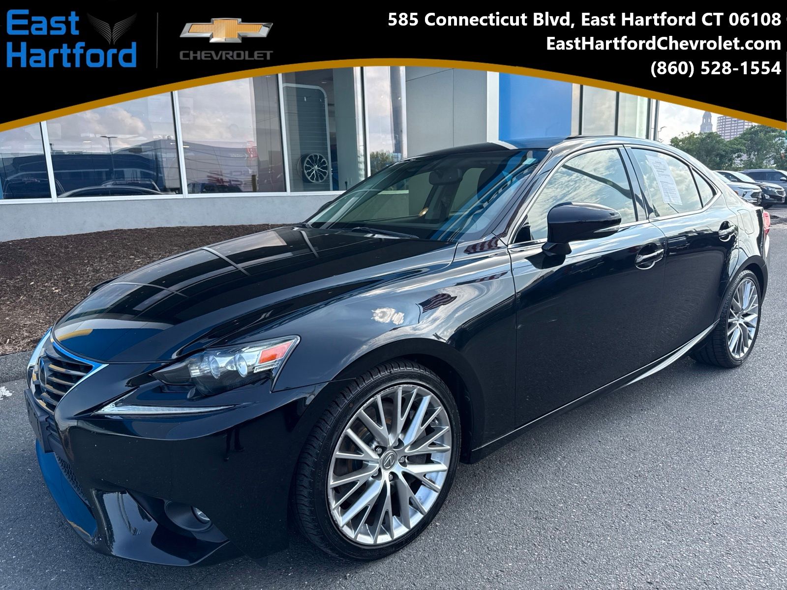 Black (Obsidian) 2016 Lexus IS Sedan All-Wheel Drive 6-Speed Automatic
