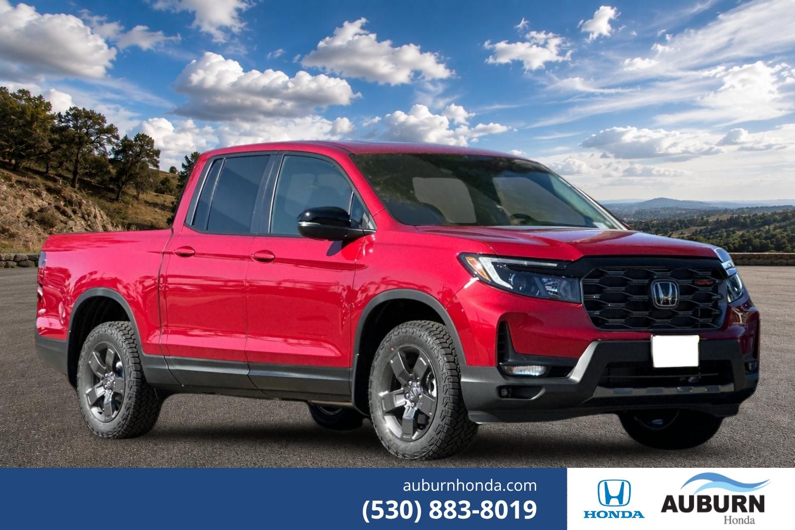 Radiant Red Metallic II 2026 Honda Ridgeline Pickup Truck All-Wheel Drive 9-Speed Automatic