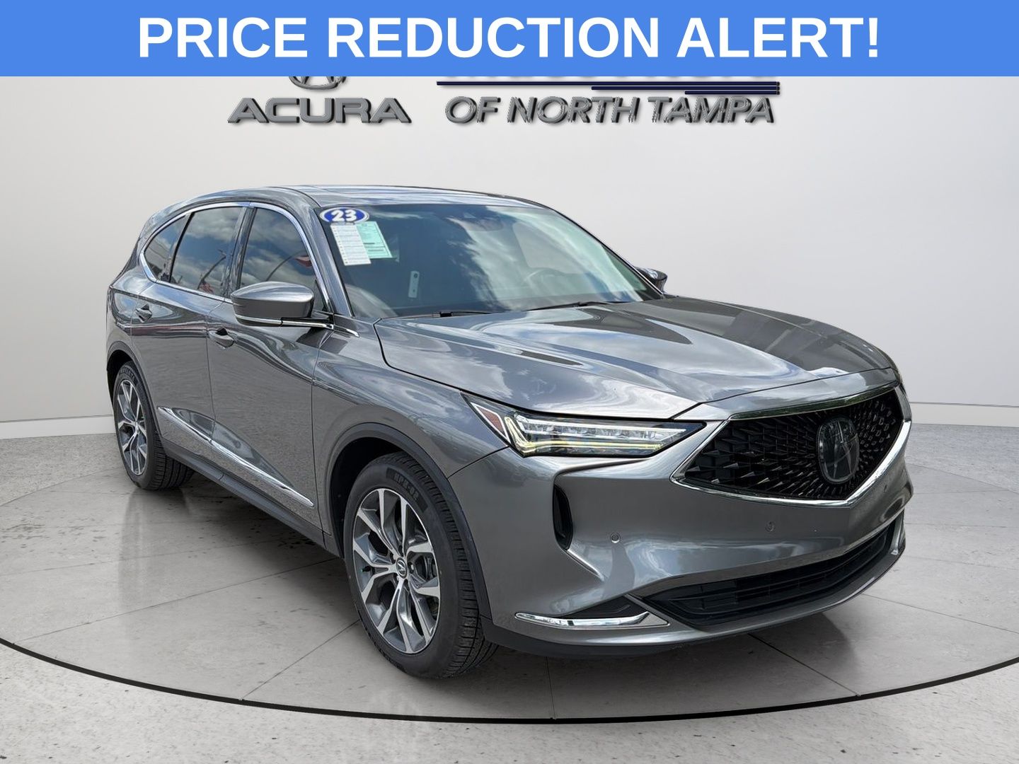 Liquid Carbon Metallic 2023 Acura MDX SUV / Crossover Front-Wheel Drive Automatic