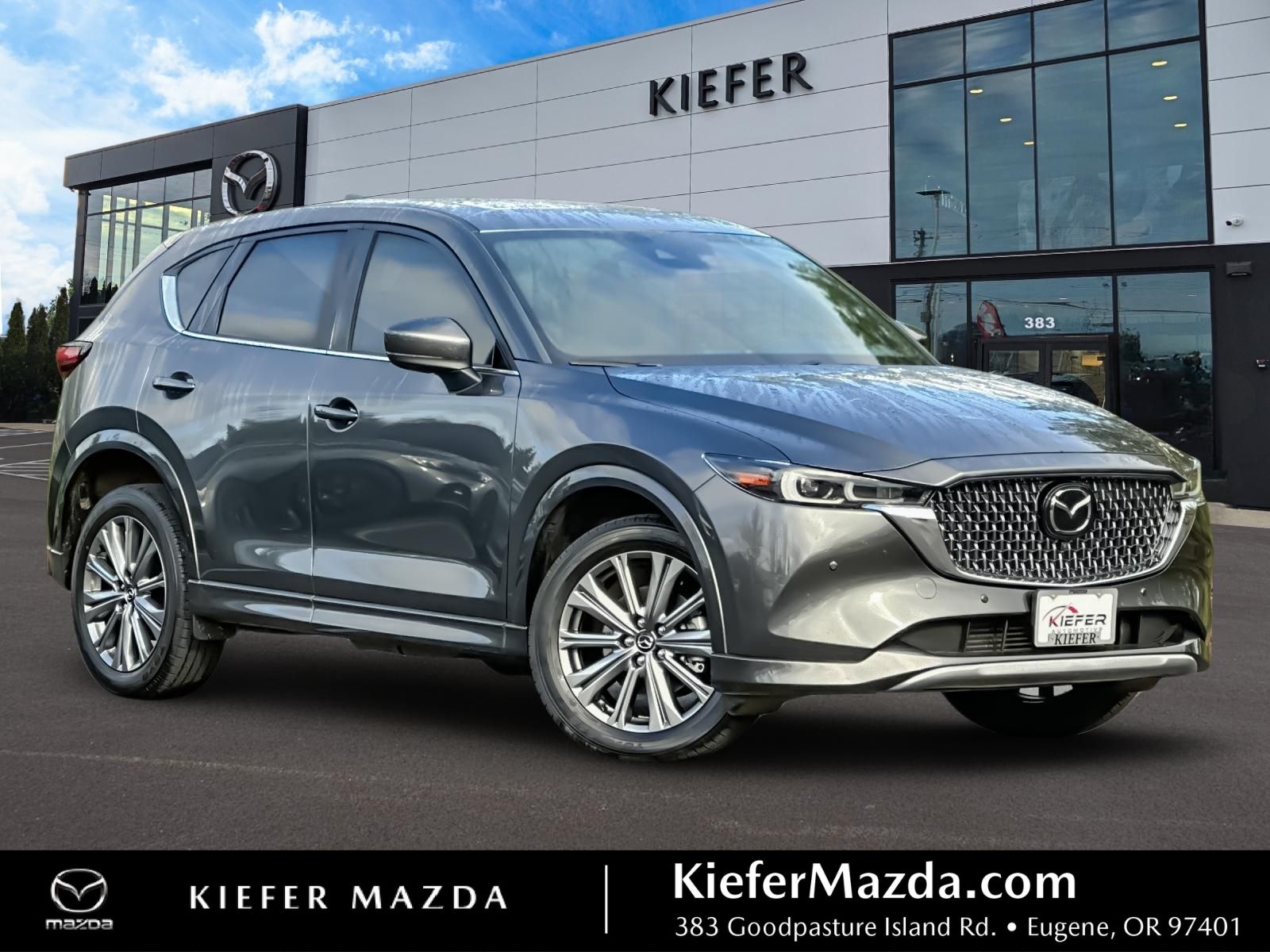 Machine Gray Metallic 2025 Mazda CX-5 2.5 Turbo Signature AWD SUV / Crossover All-Wheel Drive 6-Speed Automatic