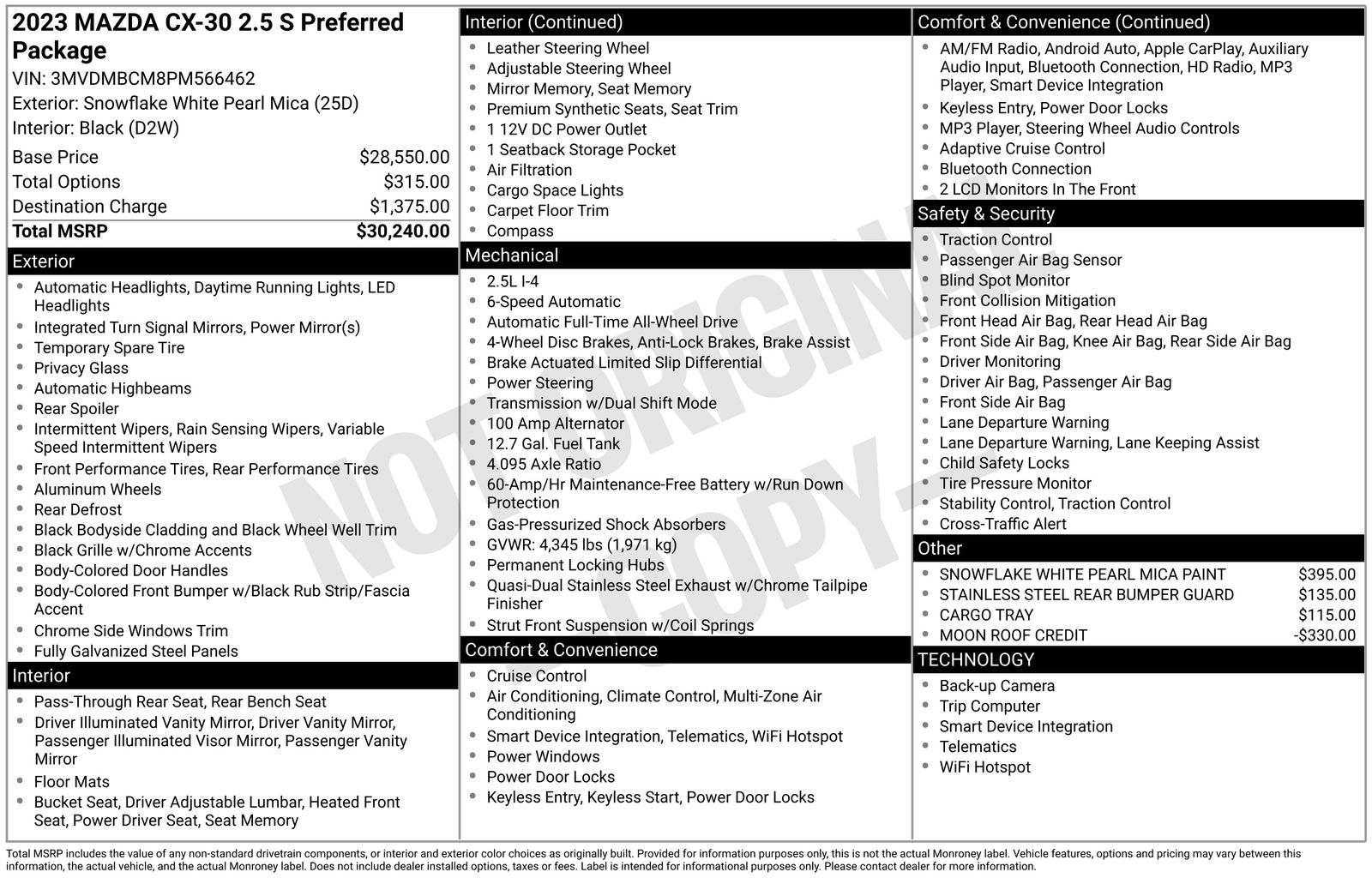 Used Car 2023 Mazda Cx-30  2.5 S Preferred Package For Sale Under $25,000 In Austin, Texas