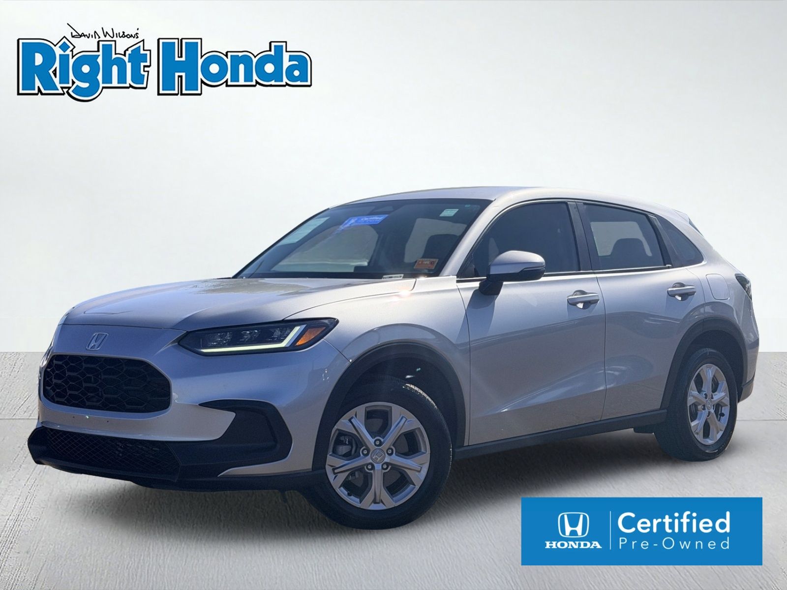 Silver Metallic 2023 Honda HR-V LX AWD SUV / Crossover All-Wheel Drive Continuously Variable Transmission