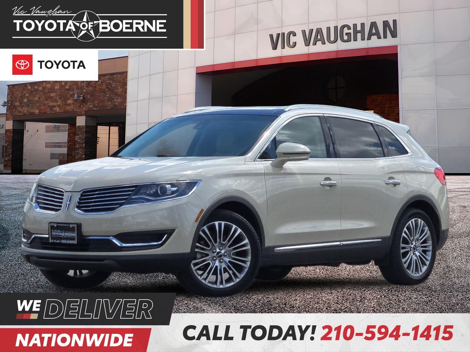 White (Ivory Pearl) 2018 Lincoln MKX SUV / Crossover Front-Wheel Drive 6-Speed Automatic