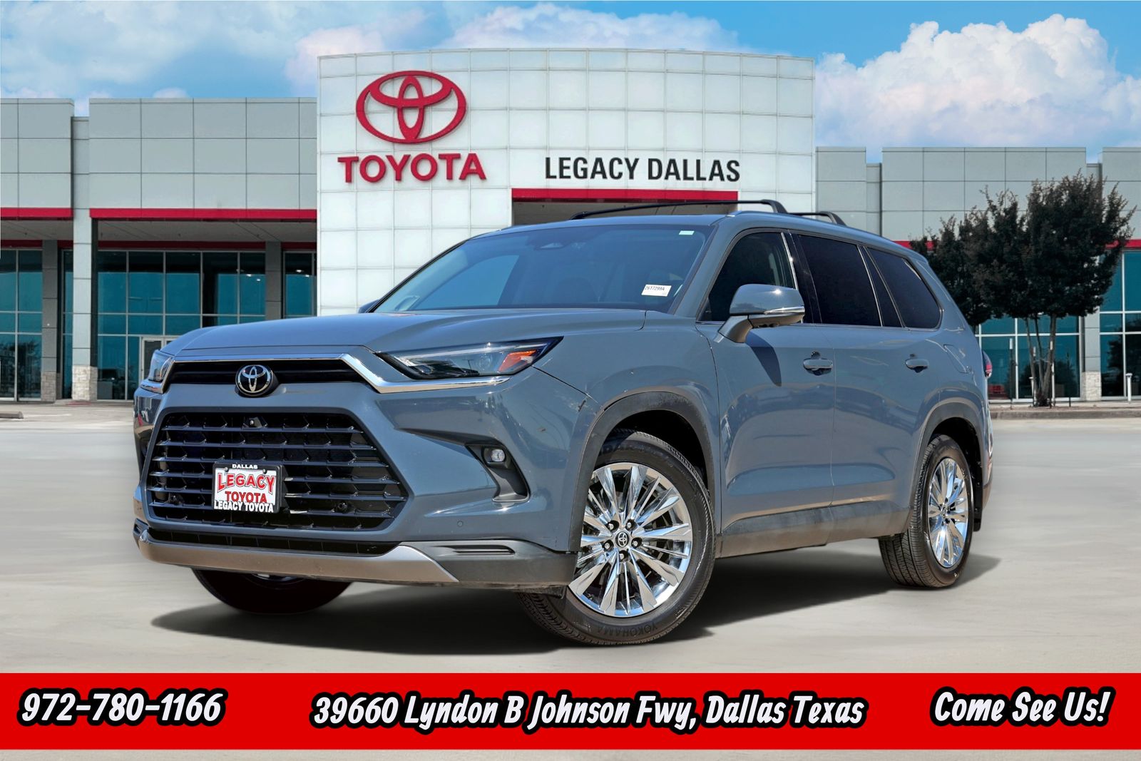 White (Cloud) 2024 Toyota Grand Highlander SUV / Crossover All-Wheel Drive 8-Speed Automatic